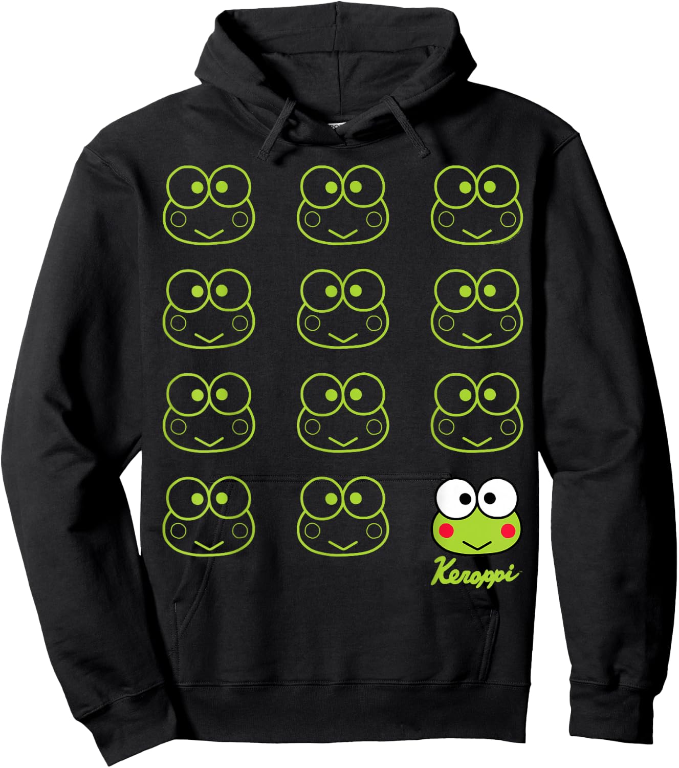 Keroppi Real Hoodie - Hoodie | Black