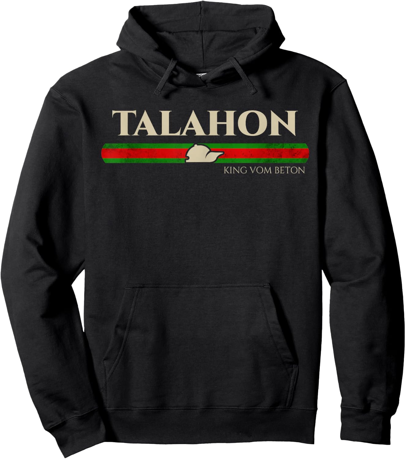 Talahon | Viral Meme | Funny Youth Word & Trendword , black Hoodie - Hoodie | Black
