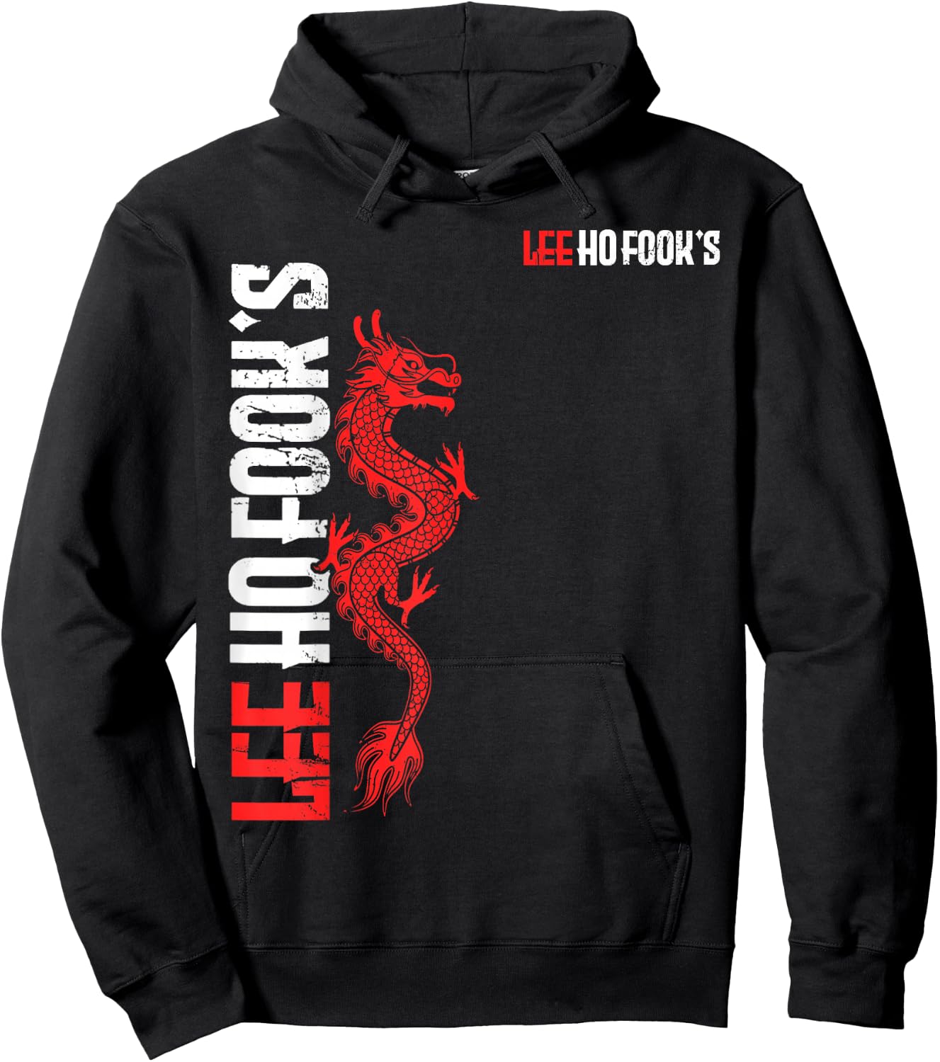 Vintage Lee Ho Fooks Chinese Restaurant China Dragon Hoodie - Hoodie | Black