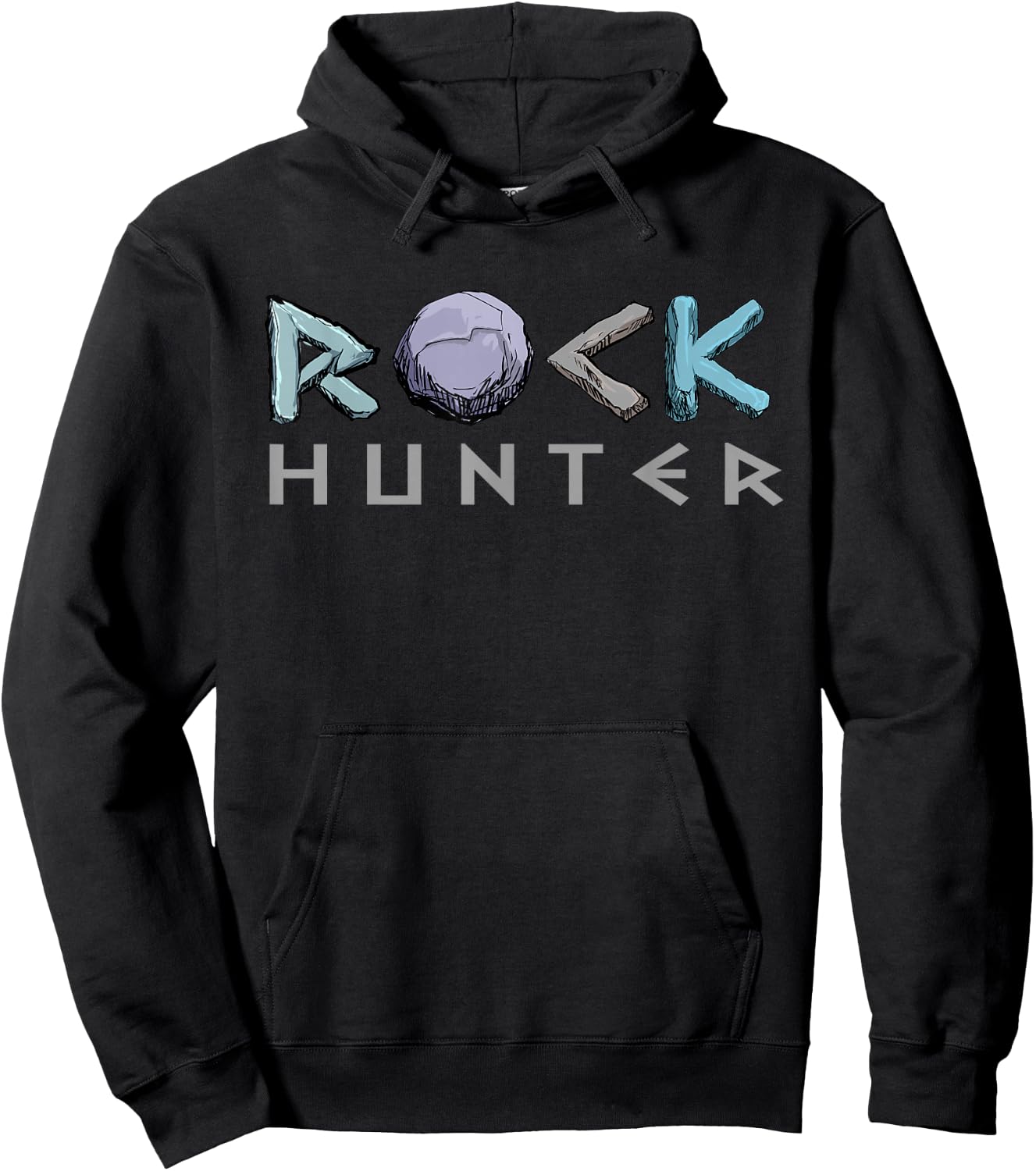 Rock Hunter Funny Rockhounding Petrology Geology Geode Lover Hoodie - Hoodie | Black
