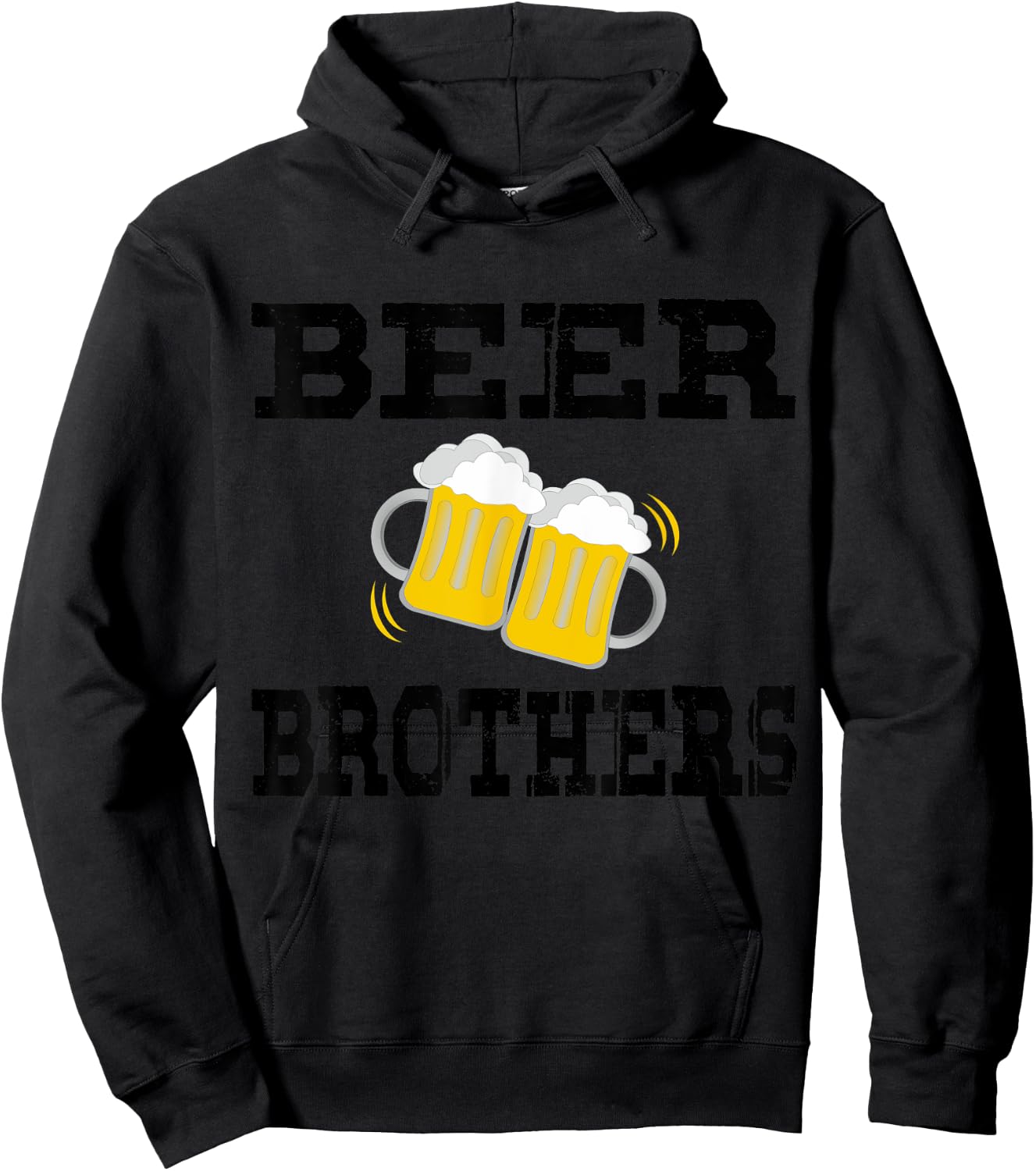 Fun Gift Sets with Beer Brothers for Drinking and Parties Hoodie - Hoodie | Black