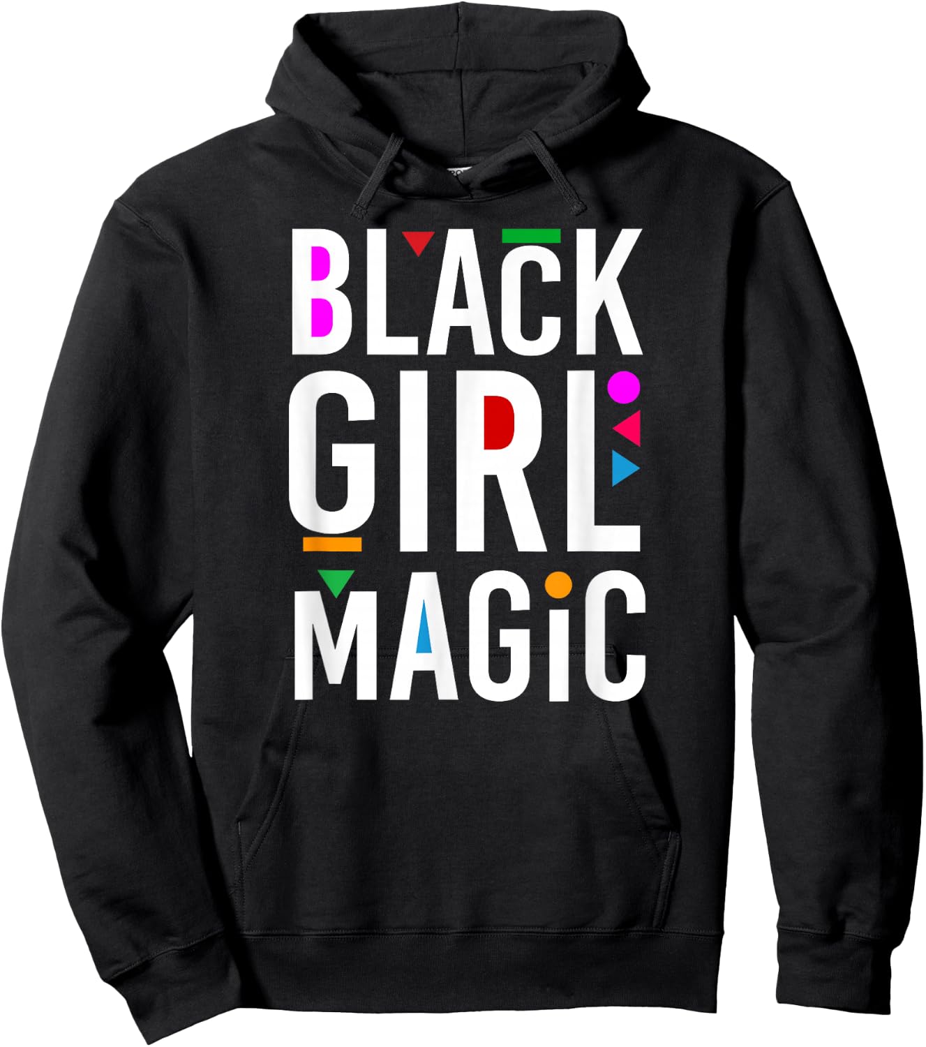 Black Girl Pride Magic Word Art Hoodie - Hoodie | Black