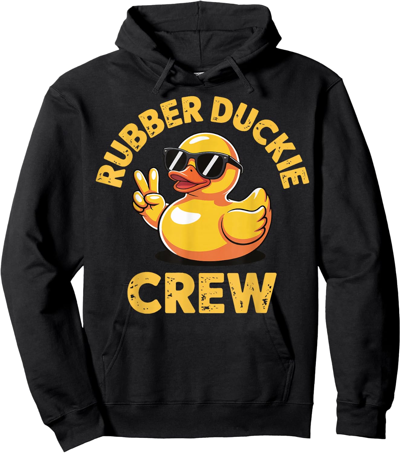 Rubber Duckie Crew Hoodie - Hoodie | Black