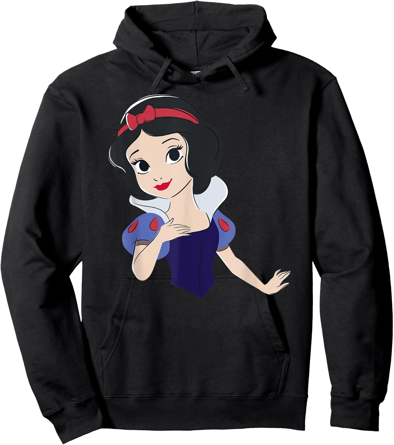 Princess Snow White Sweet , grey, S Hoodie - Hoodie | Black