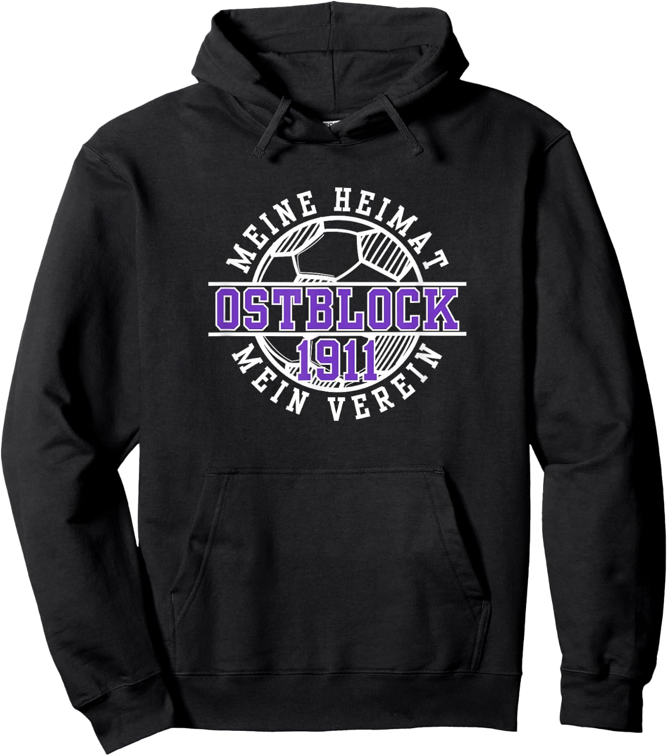 Vienna 1911 Football Fan Vienna Austria Stadium , purple Hoodie - Hoodie | Black