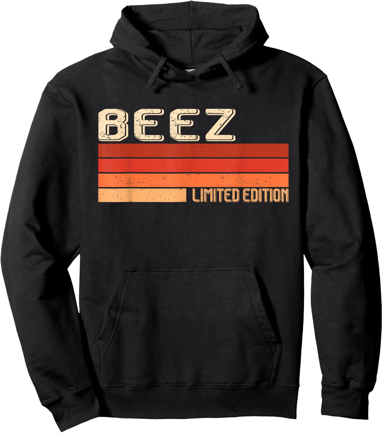 BEEZ Name Personalized Idea Men Retro Vintage BEEZ Hoodie - Hoodie | Black