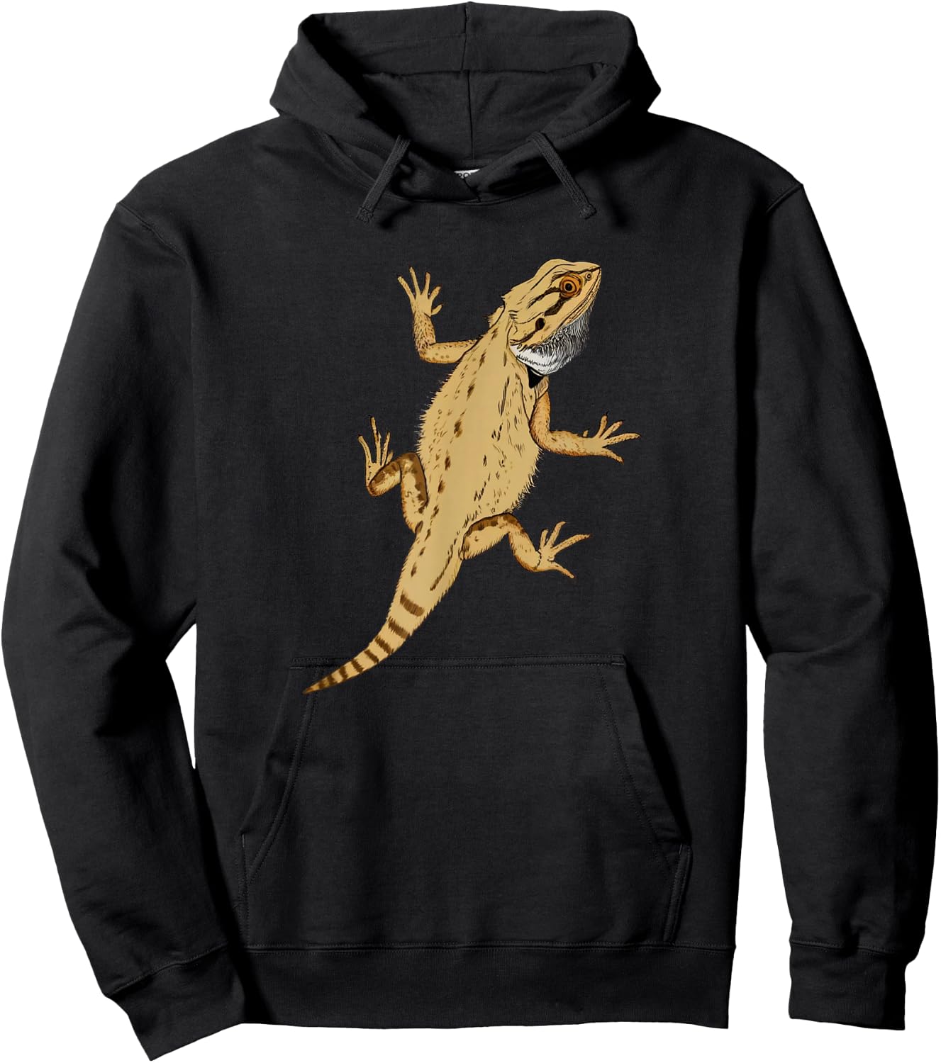 Funny Bearded Dragon Shirt Pogona Reptile Bearded Dragons Hoodie - Hoodie | Black
