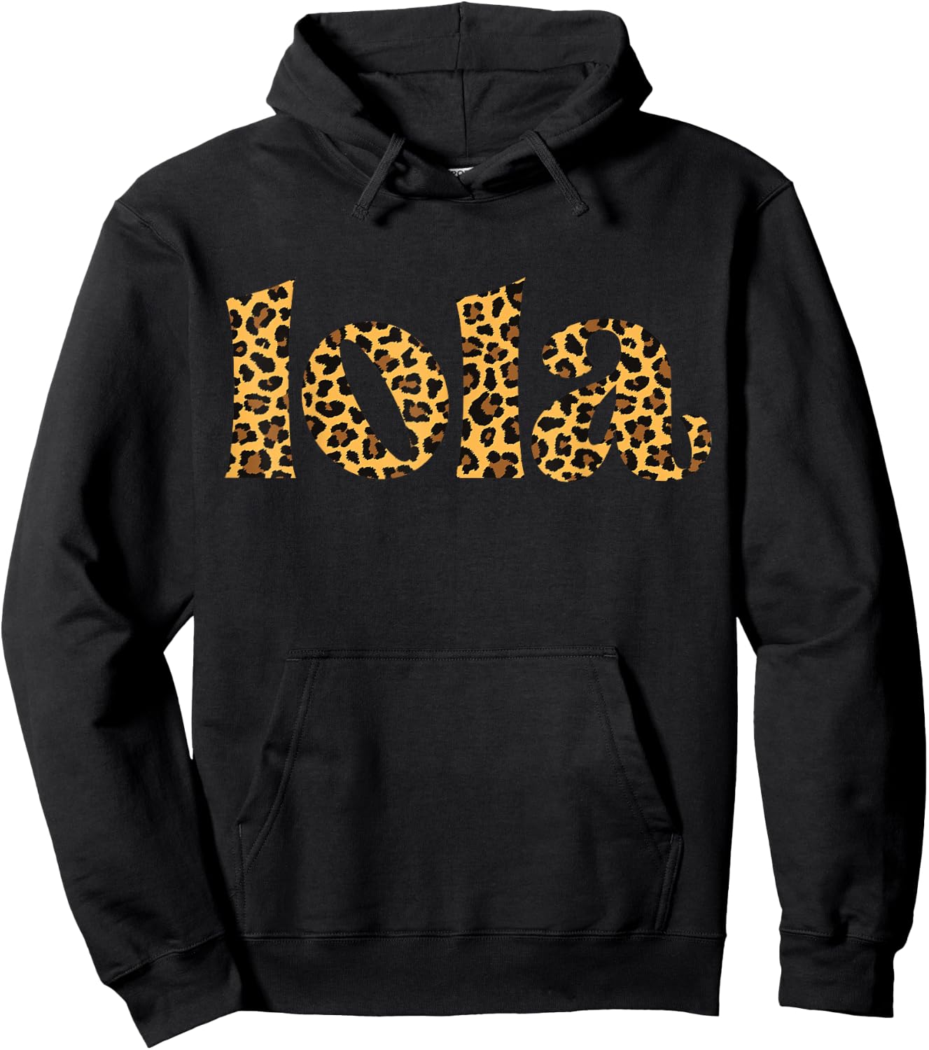 Lola Filipino Leopard Lola Grandma Hoodie - Hoodie | Black
