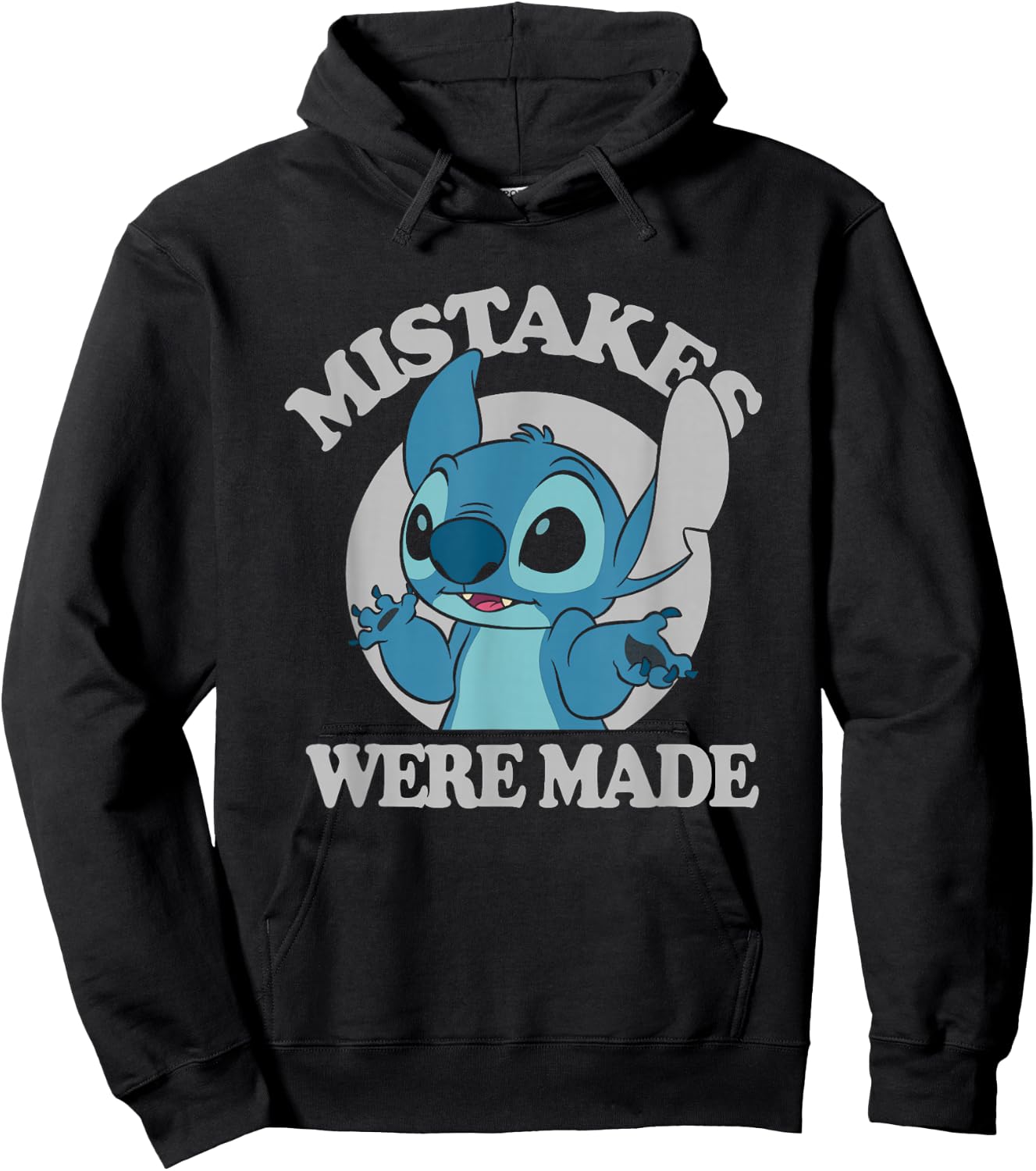 Disney Lilo & Stitch Mistakes Were Made Stitch Hoodie - Hoodie | Black