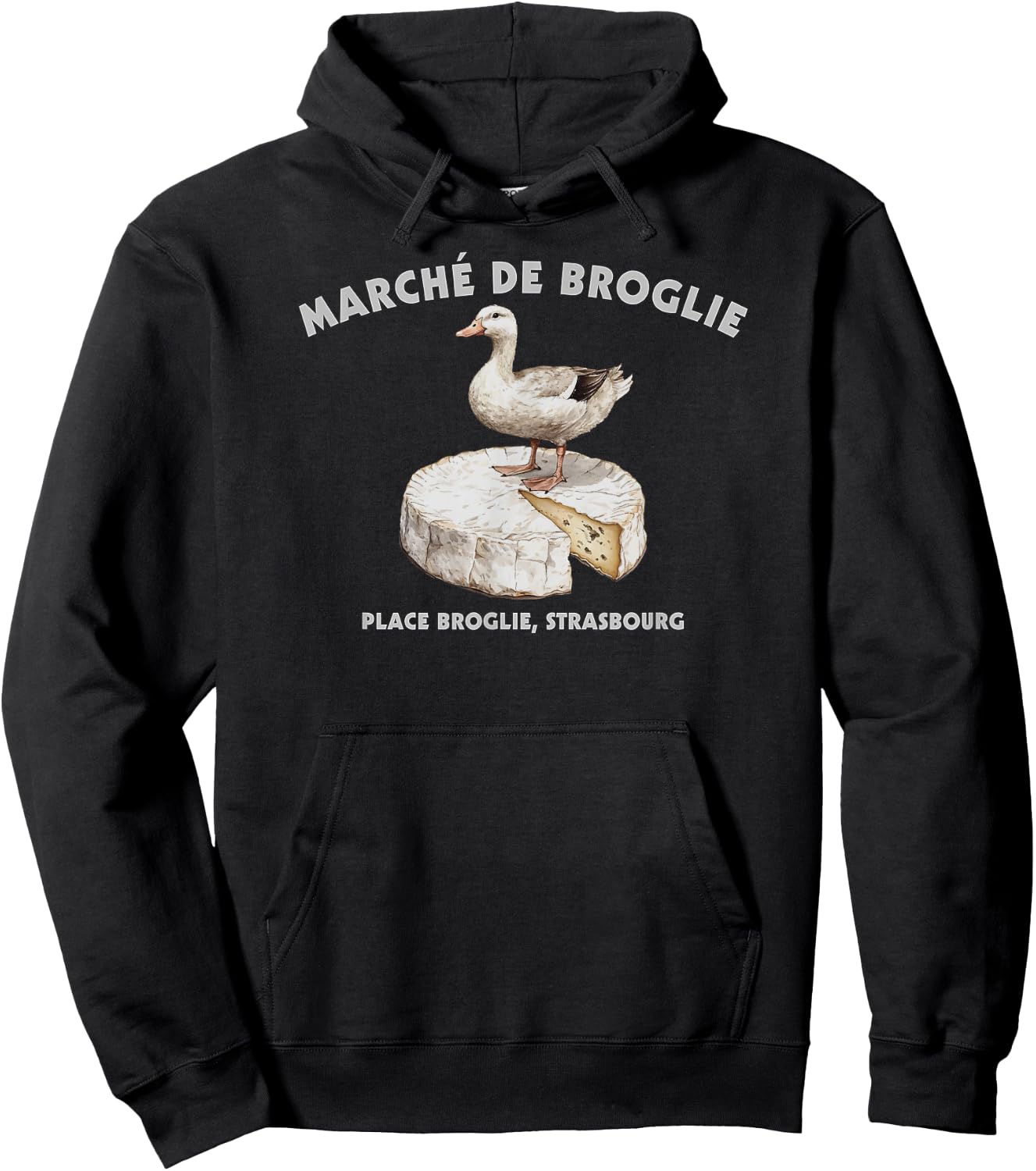 Strasbourg France Marche de Broglie Market French Souvenir Hoodie - Hoodie | Black