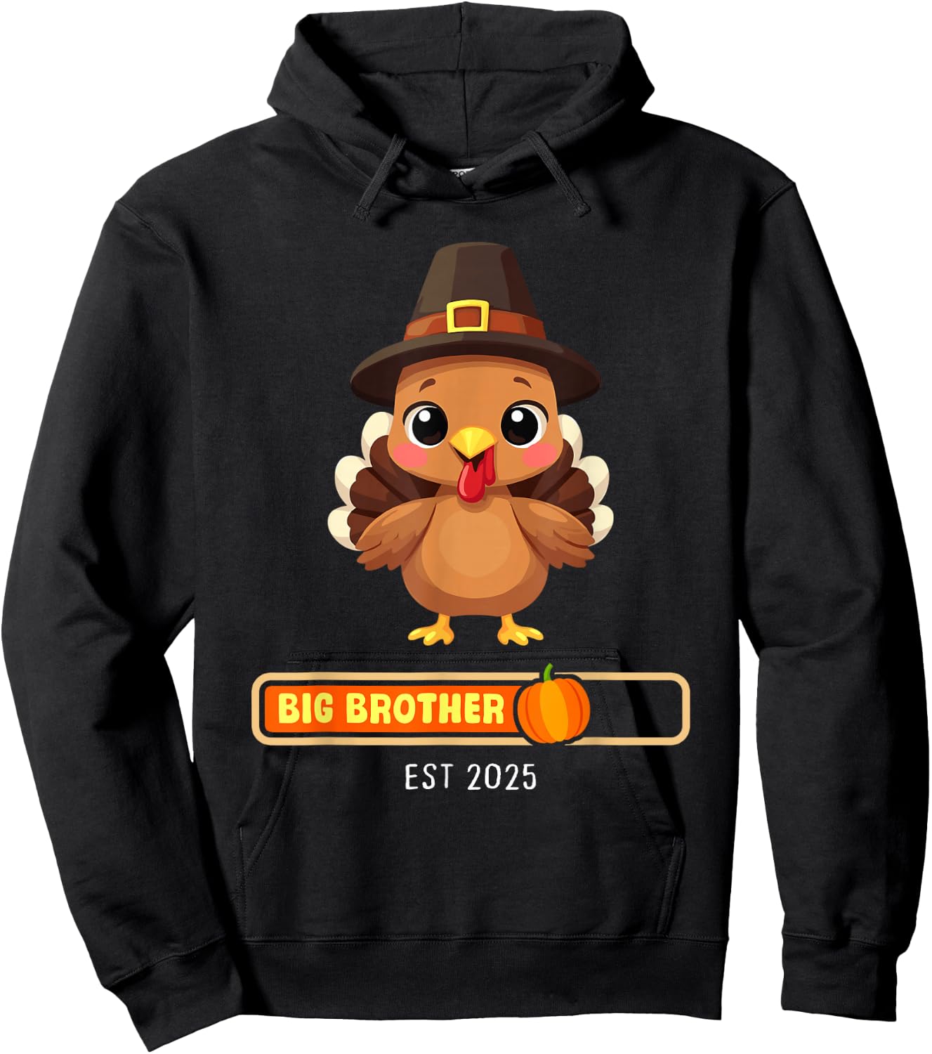 Big Brother 2025 Turkey Thanksgiving Pregnancy announcement Hoodie - Hoodie | Black