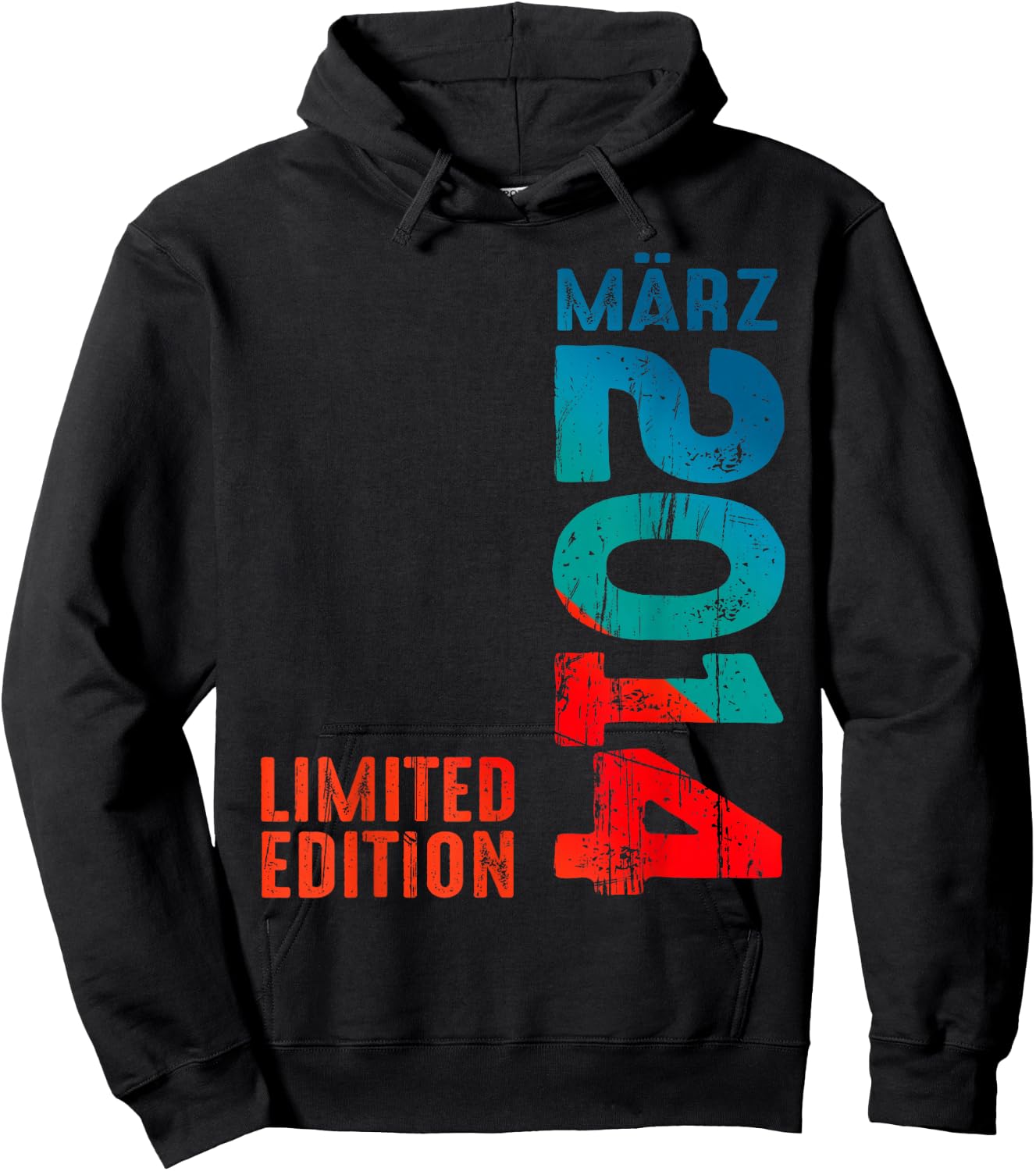 Legendär Seit März 2014 Geburtstag Limited Edition 2014 Hoodie - Hoodie | Black