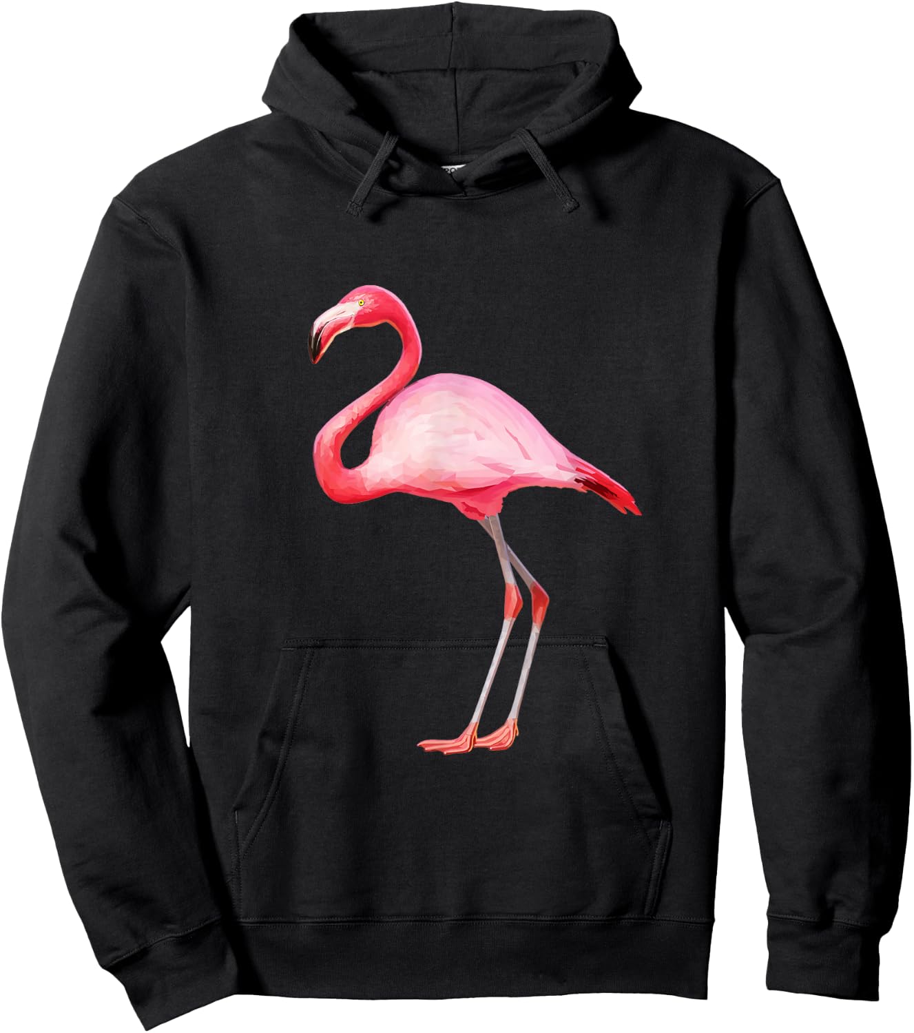 Flamingo , Flamingo for Kids, Flamingo for Girls , black Hoodie - Hoodie | Black