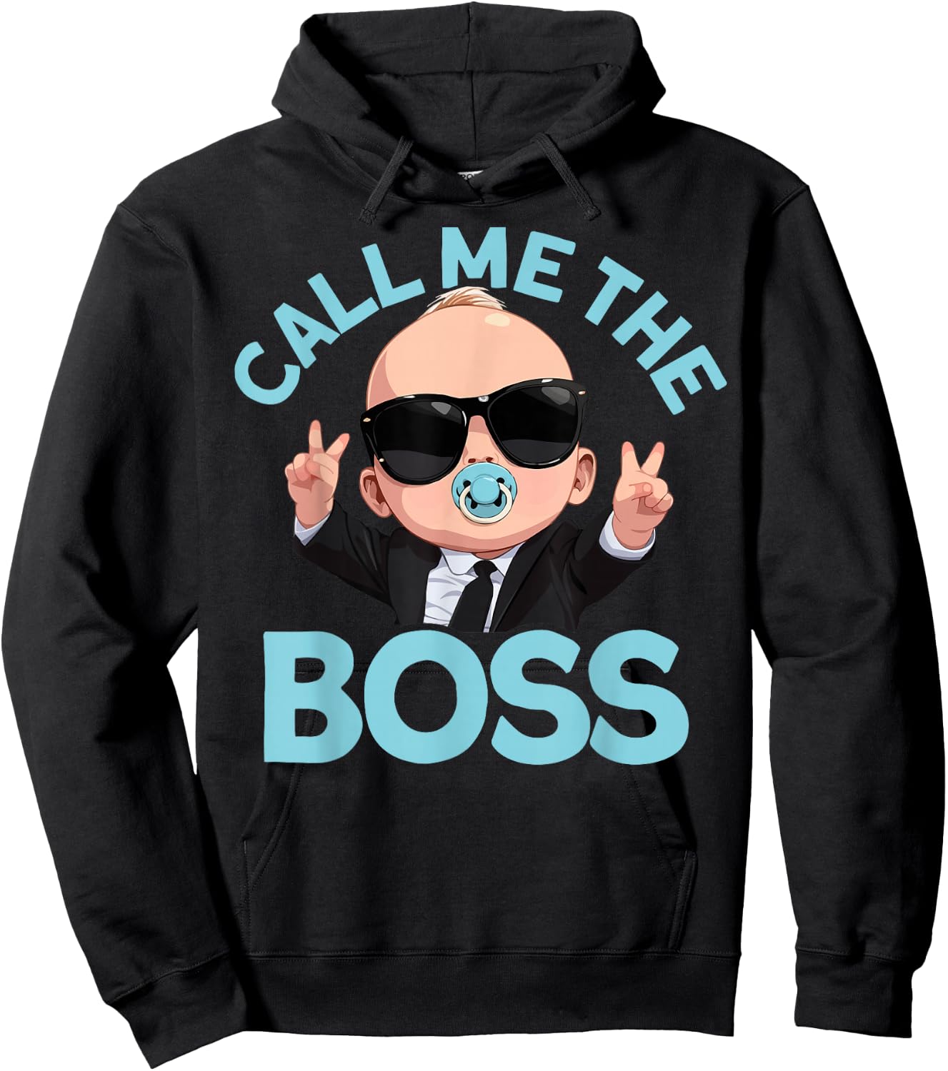 Baby Boss Call Me Boss Like A Boss Kids , Black, S Hoodie - Hoodie | Black