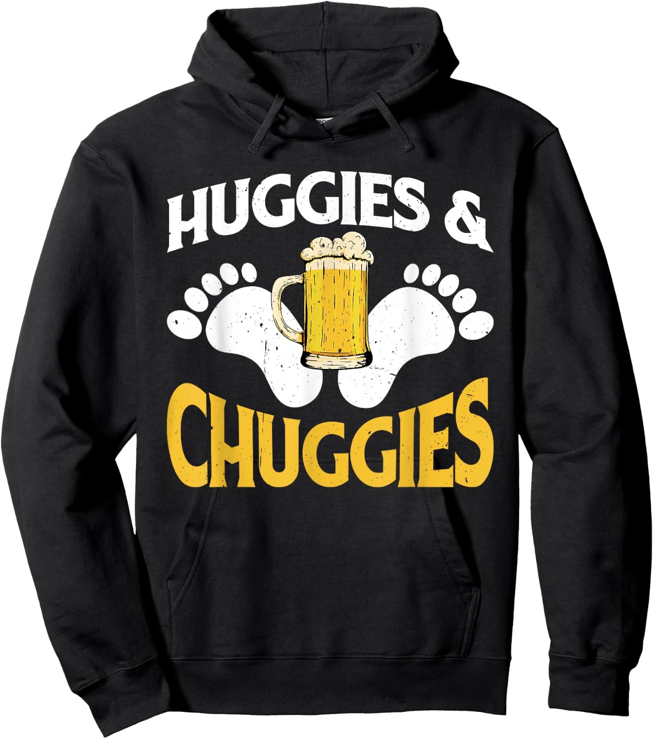 Huggies & Chuggies _ Hoodie - Hoodie | Black