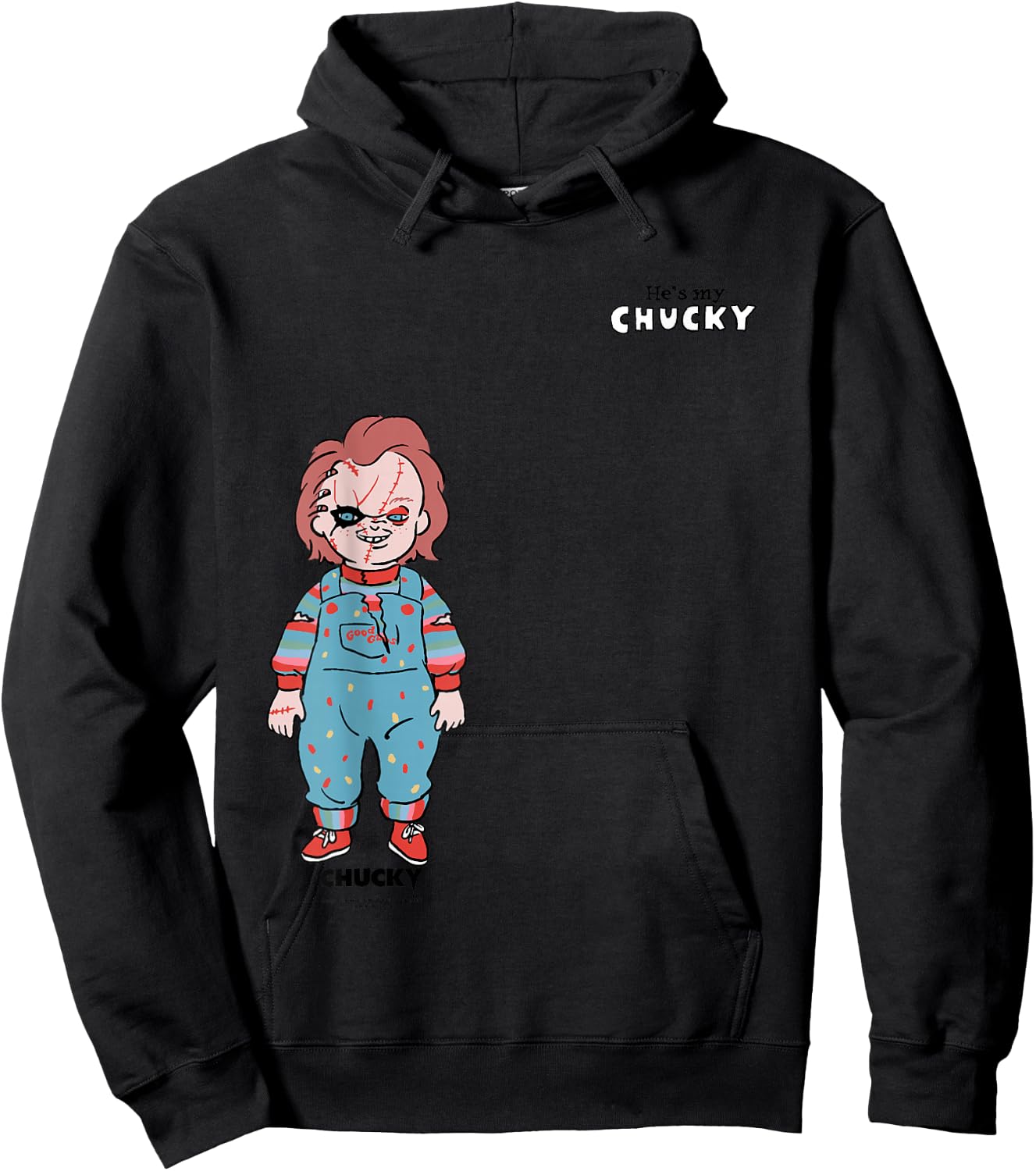Chucky He’s My Chucky Matching Couple Hoodie - Hoodie | Black