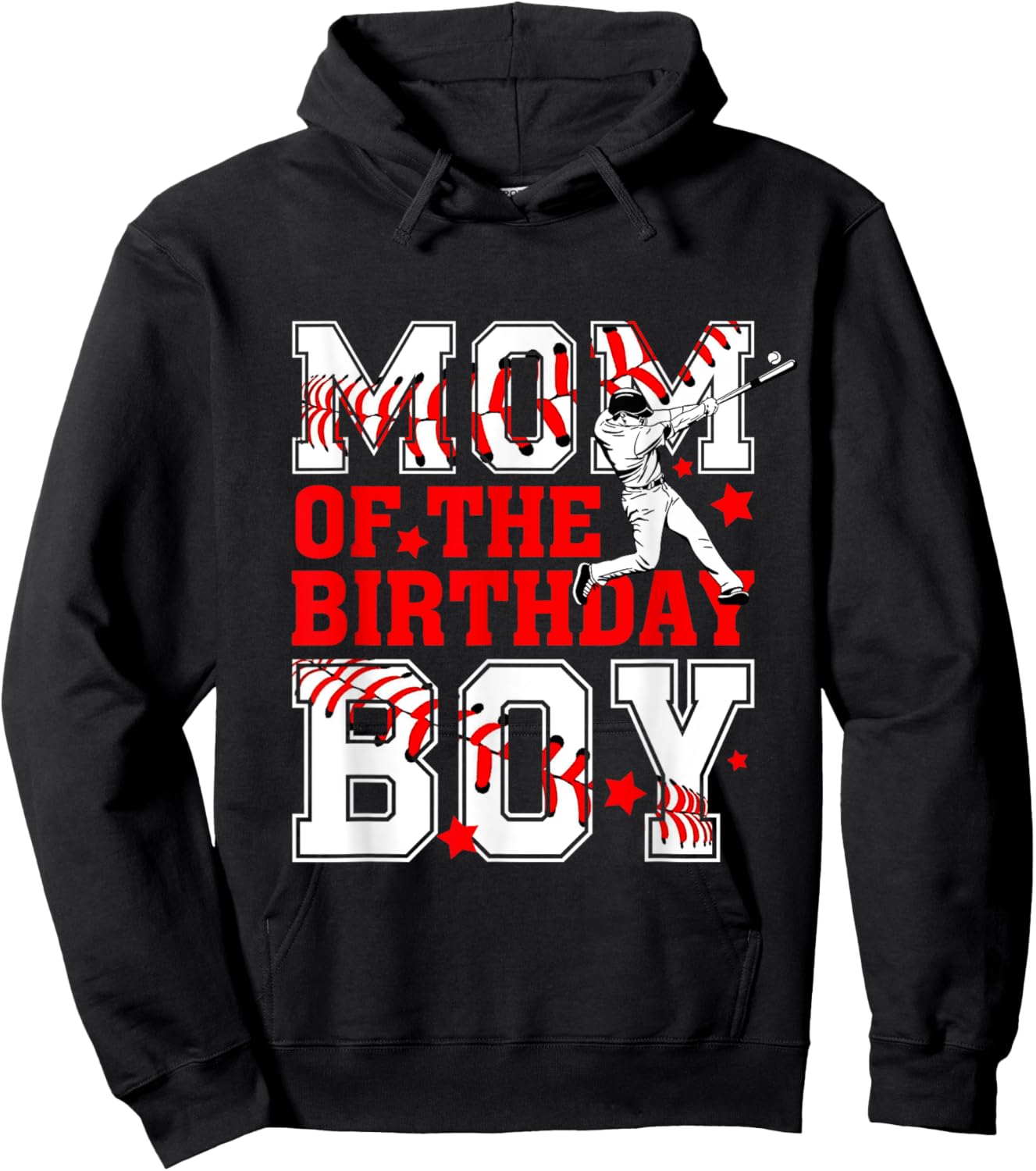 Mom And Dad Birthday Boy Son Baseball Lovers Family Matching Hoodie - Hoodie | Black