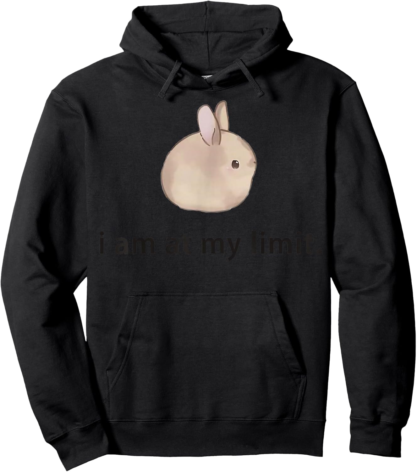 I Am At My Limit Rabbit Hoodie - Hoodie | Black