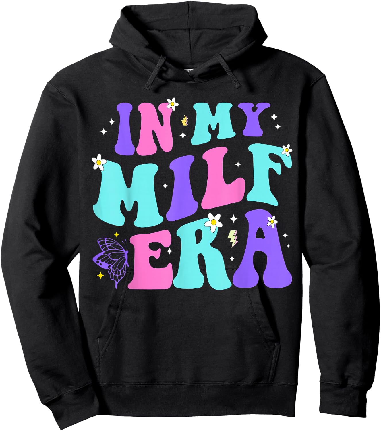 In My Milf Era Hot Mom Shirt Klassisch Schwarz S Hoodie - Hoodie | Black