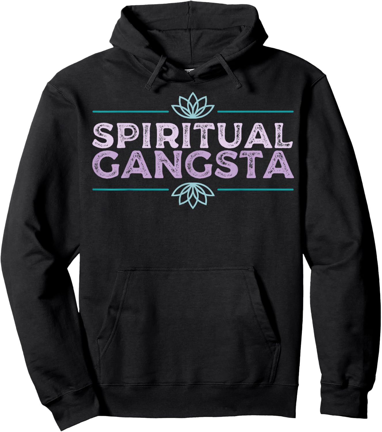 Spiritueller Gangsta Namaste Yoga-Praktizierender Gangster Hoodie - Hoodie | Black