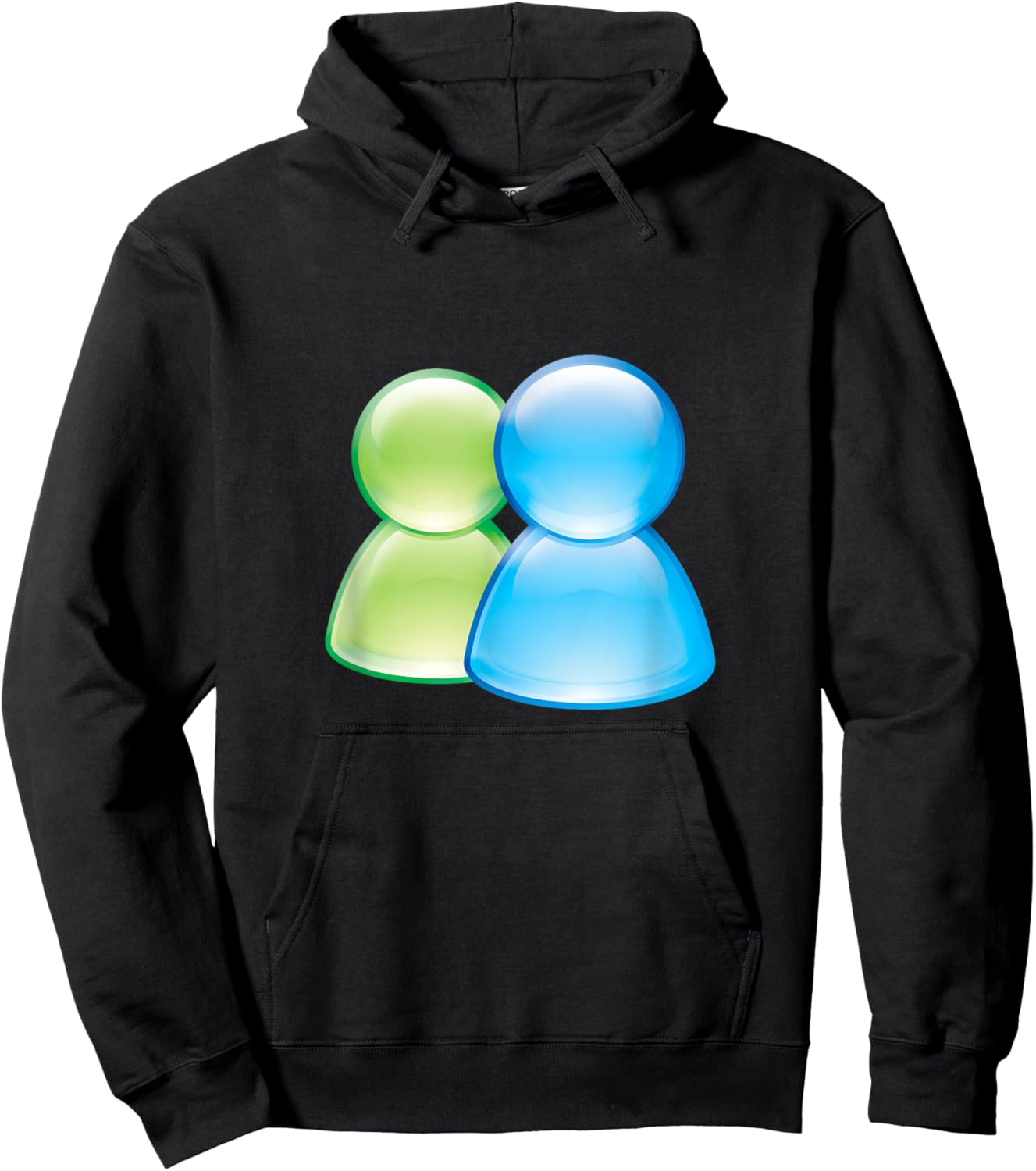 Frutiger Aero User Icon Duo Hoodie - Hoodie | Black