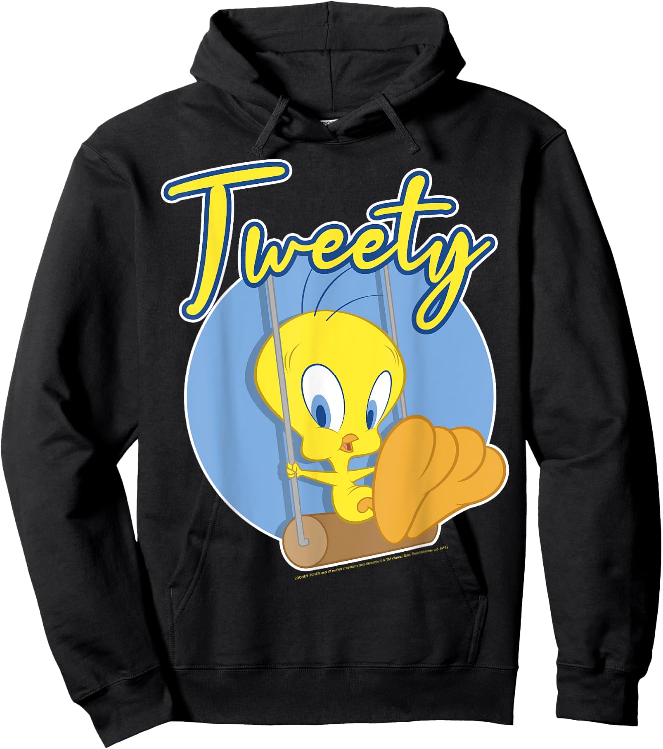 Looney Tunes Tweety Bird Swing Hoodie - Hoodie | Black