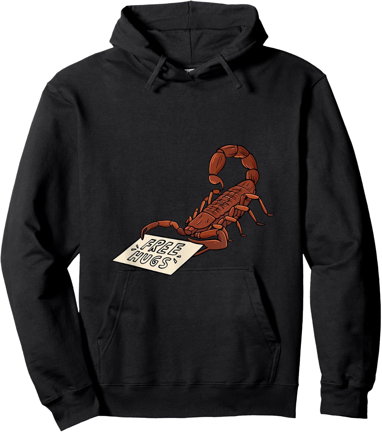 Free Hugs Scorpion Design for a Toxic Animal Lover Hoodie - Hoodie | Black