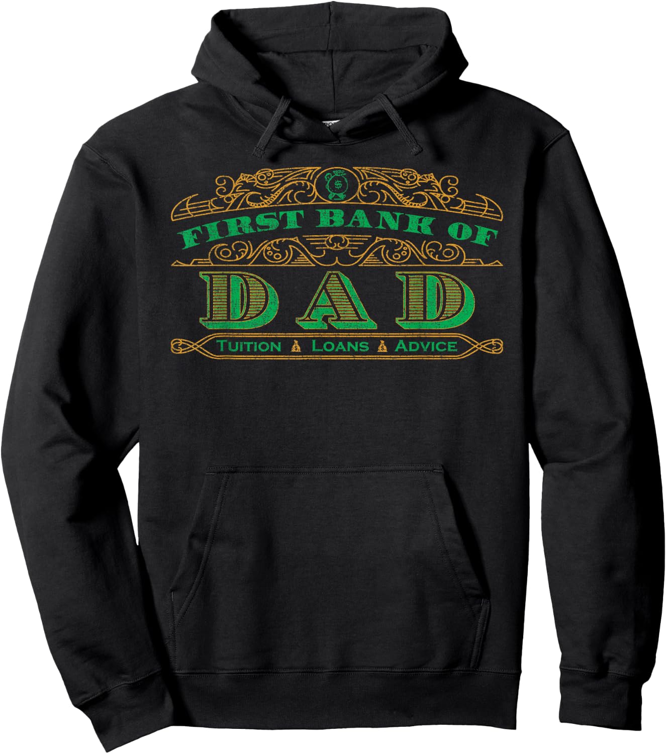 Funny First Bank of Dad Hoodie - Hoodie | Black