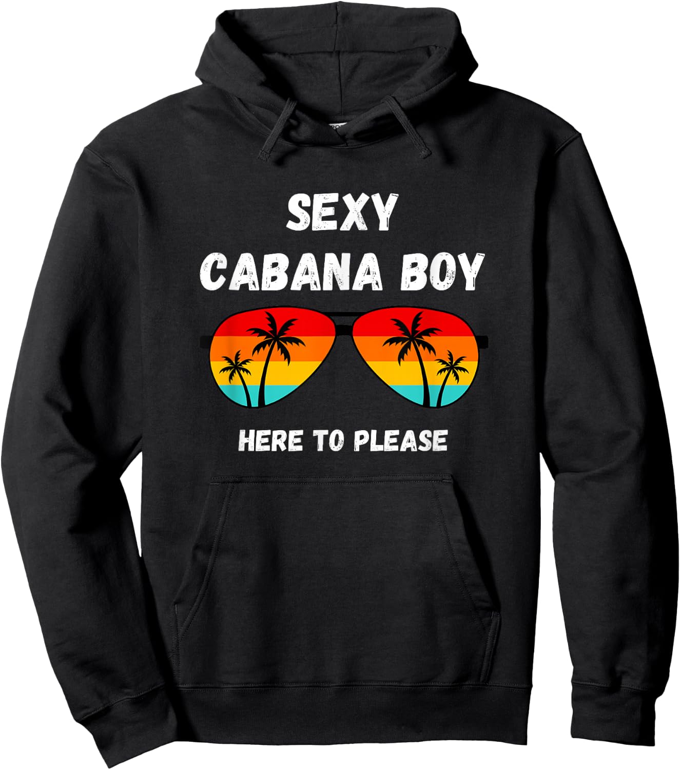 Sexy Cabana Boy Pool Party Coconut Summer Hoodie - Hoodie | Black