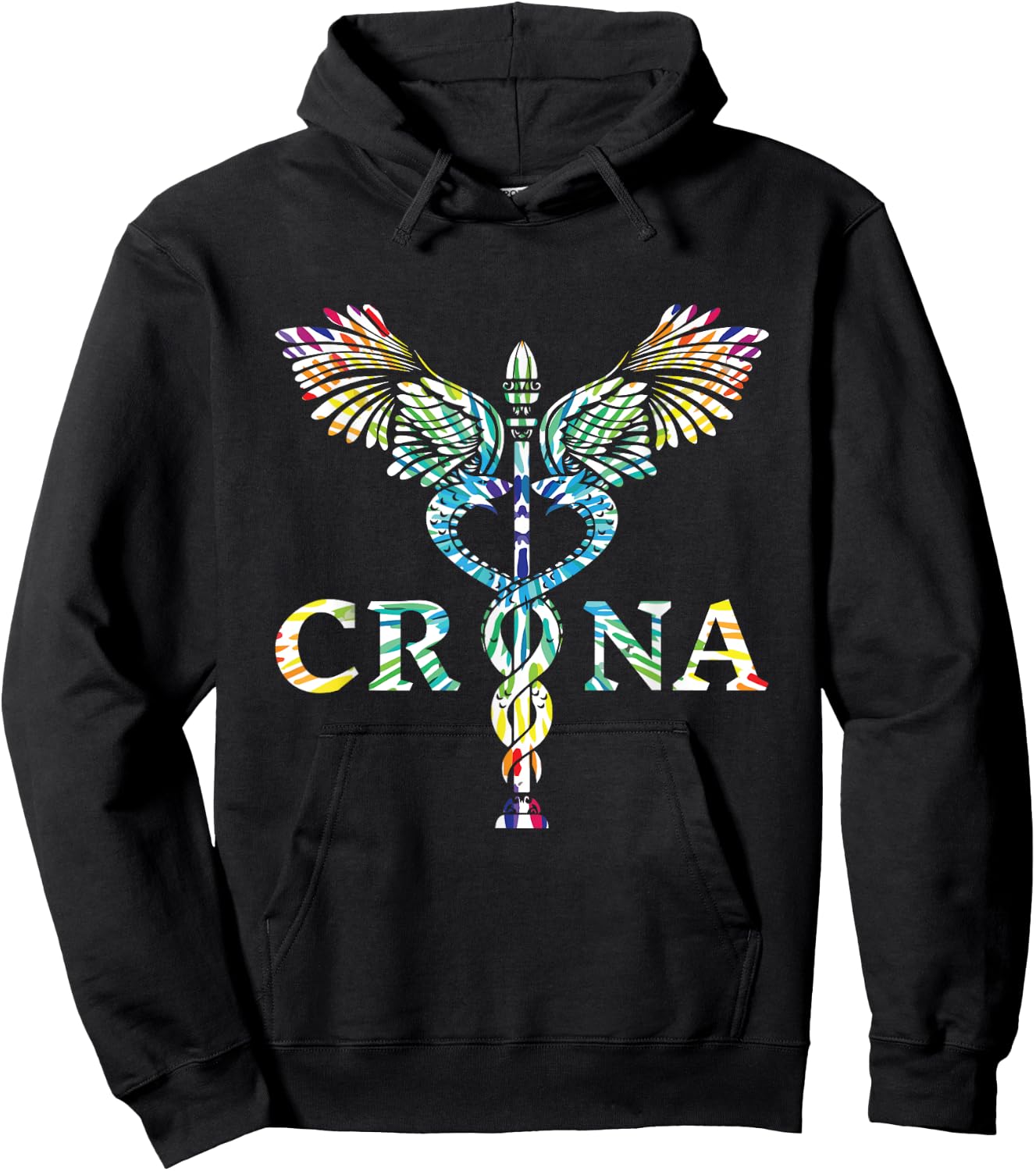 CRNA Gift Registered Nurse Anesthesiologist CRNA Hoodie - Hoodie | Black