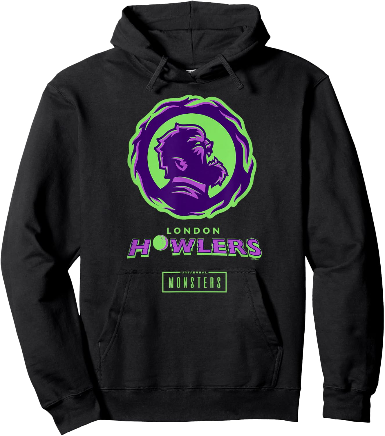 Universal Monsters Wolfman London Howlers Hoodie - Hoodie | Black