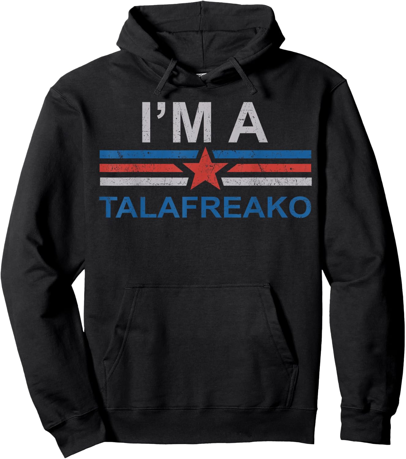I'm A Talafreako James Talarico 2026 US Senate Texas Flag Hoodie - Hoodie | Black
