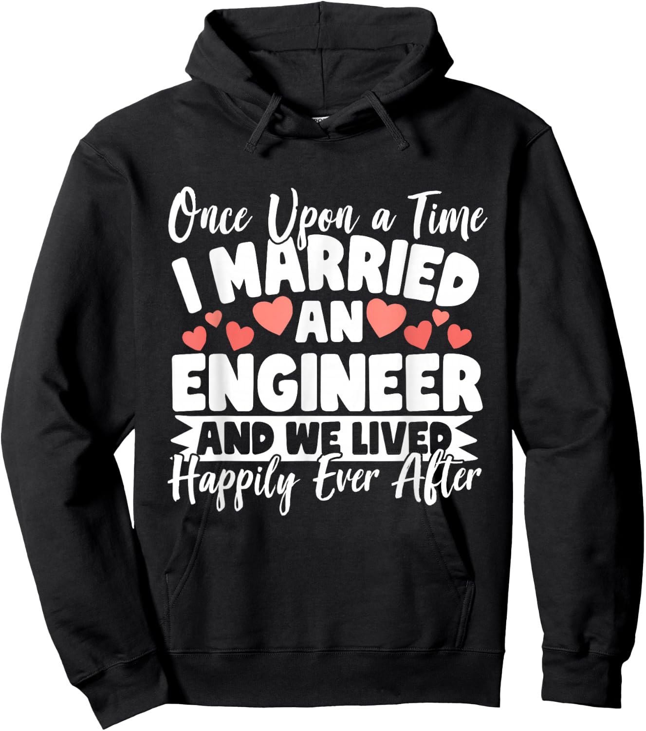 I Married An Engineer - Engineer Wife Hoodie - Hoodie | Black