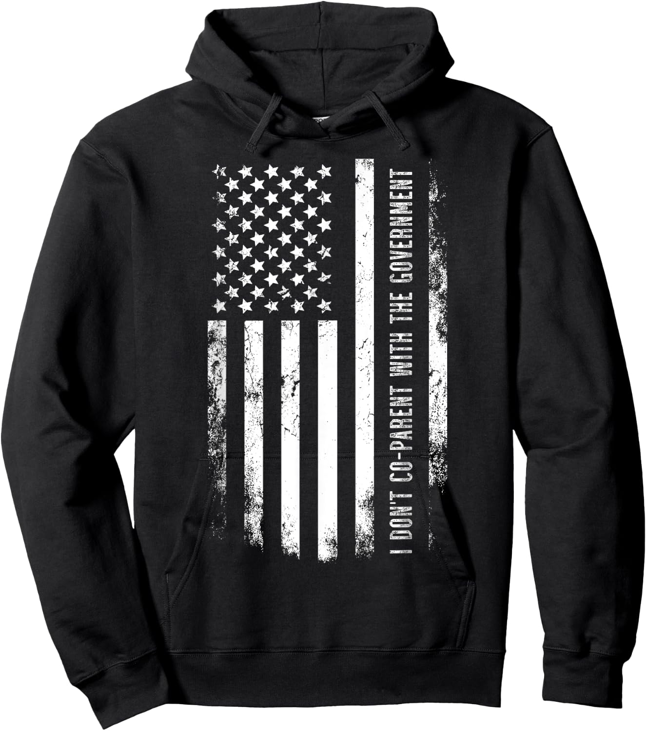 I Don’t Coparent With The Government Hoodie - Hoodie | Black