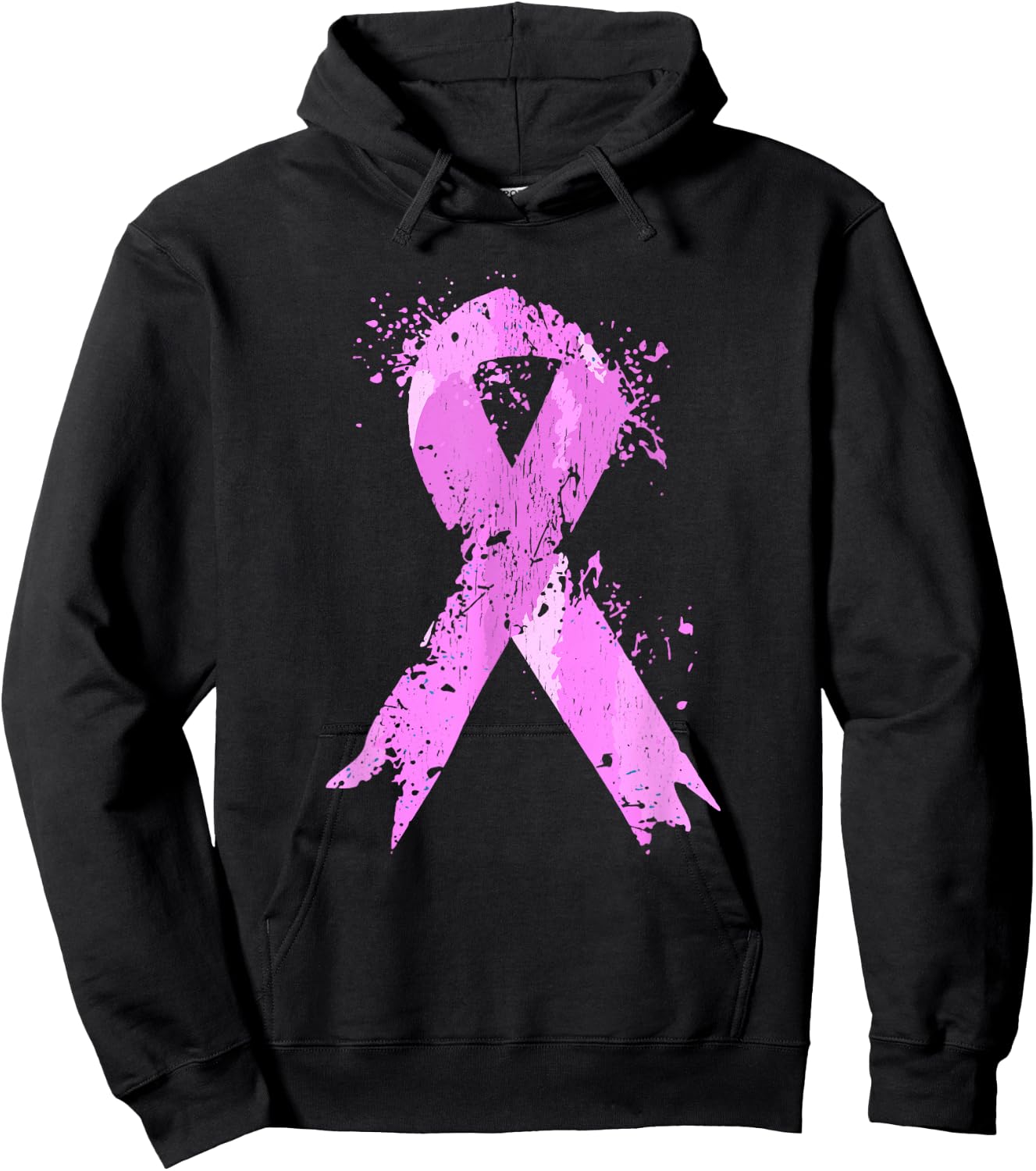 Pink Ribbon Breast Cancer Awareness Breast Cancer Walk Hoodie - Hoodie | Black