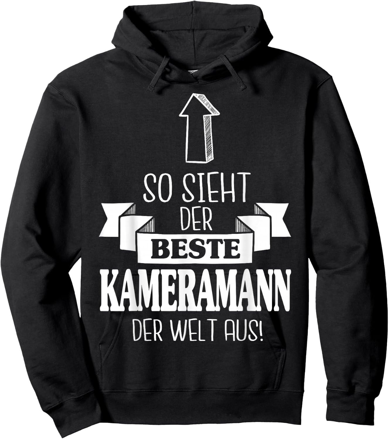 So Sieht Der Beste Kameramann Der Welt Aus Filmemacher Hoodie - Hoodie | Black