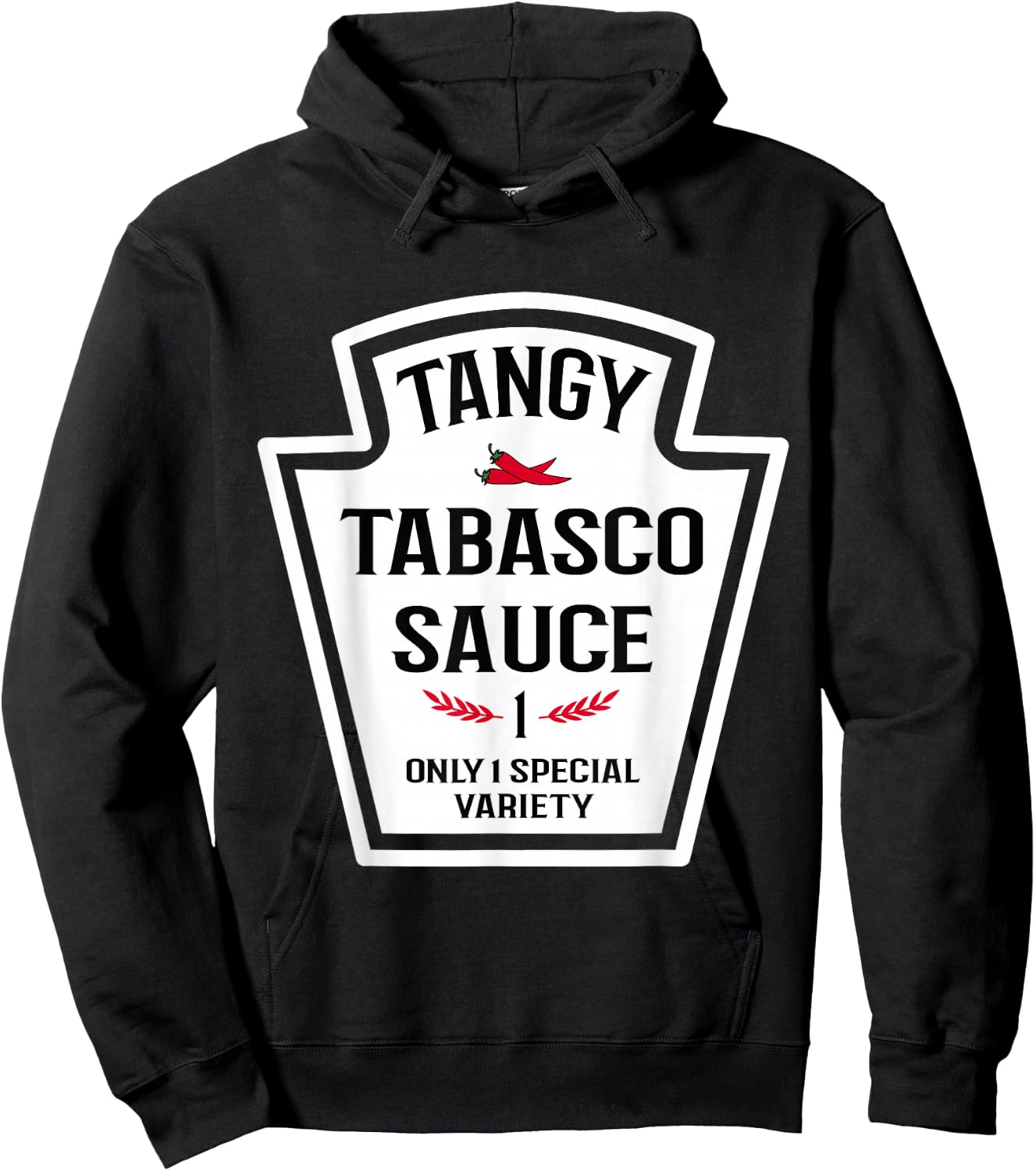 Tangy Tabasco Sauce Group Family Spice Mix , red Hoodie - Hoodie | Black