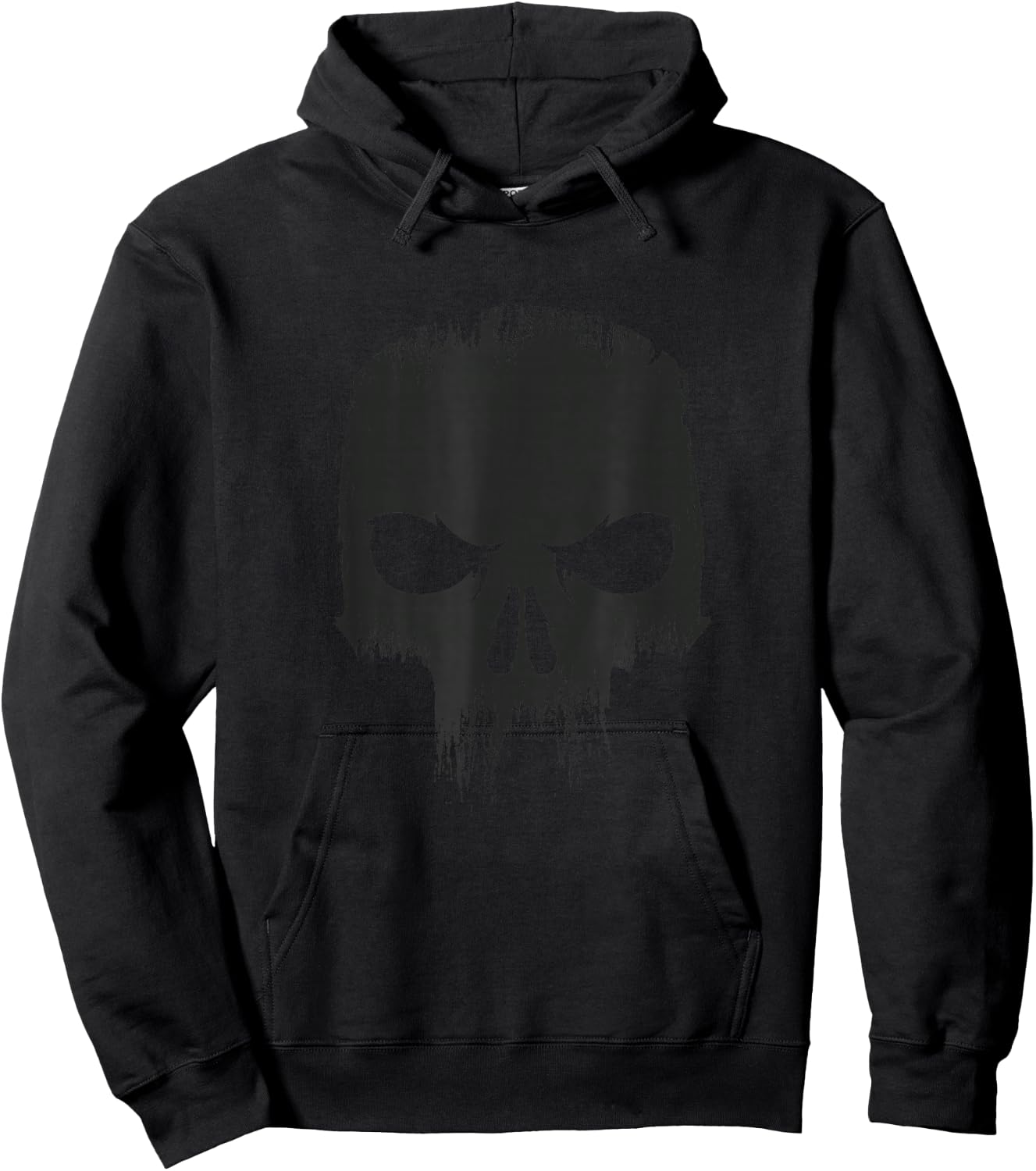 Skull Black Angry Zero Hoodie - Hoodie | Black