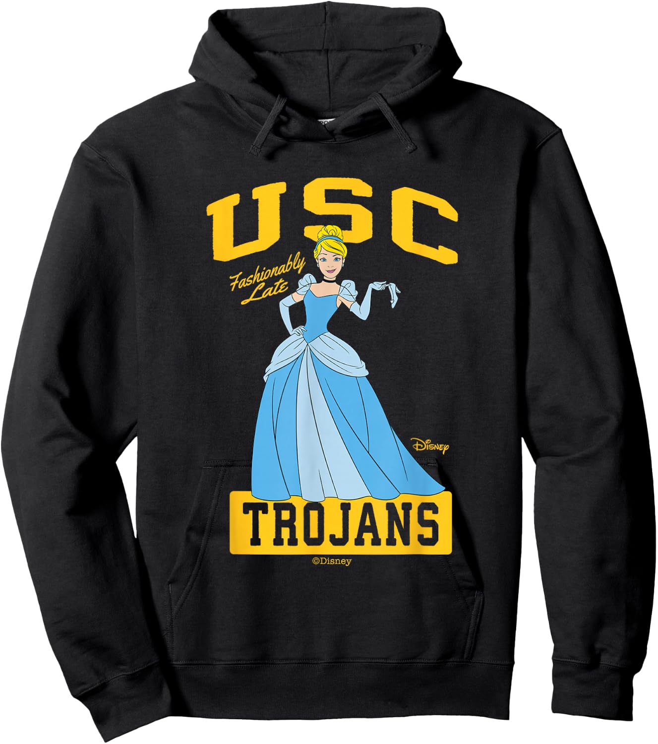 USC Trojans Cinderella Fashionably Late Hoodie - Hoodie | Black