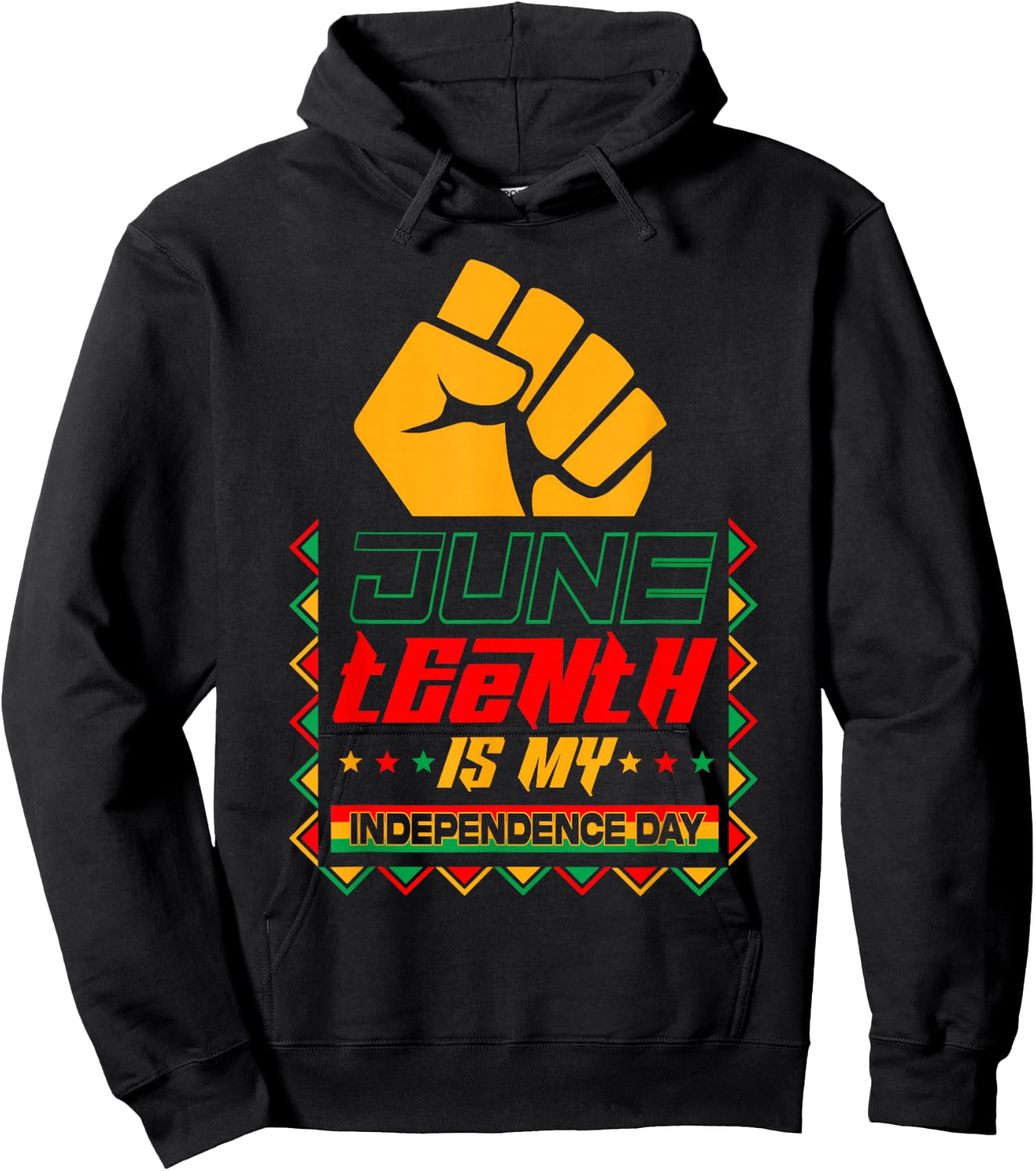 Juneteenth is My Independence Day African Black Men Women Hoodie - Hoodie | Black