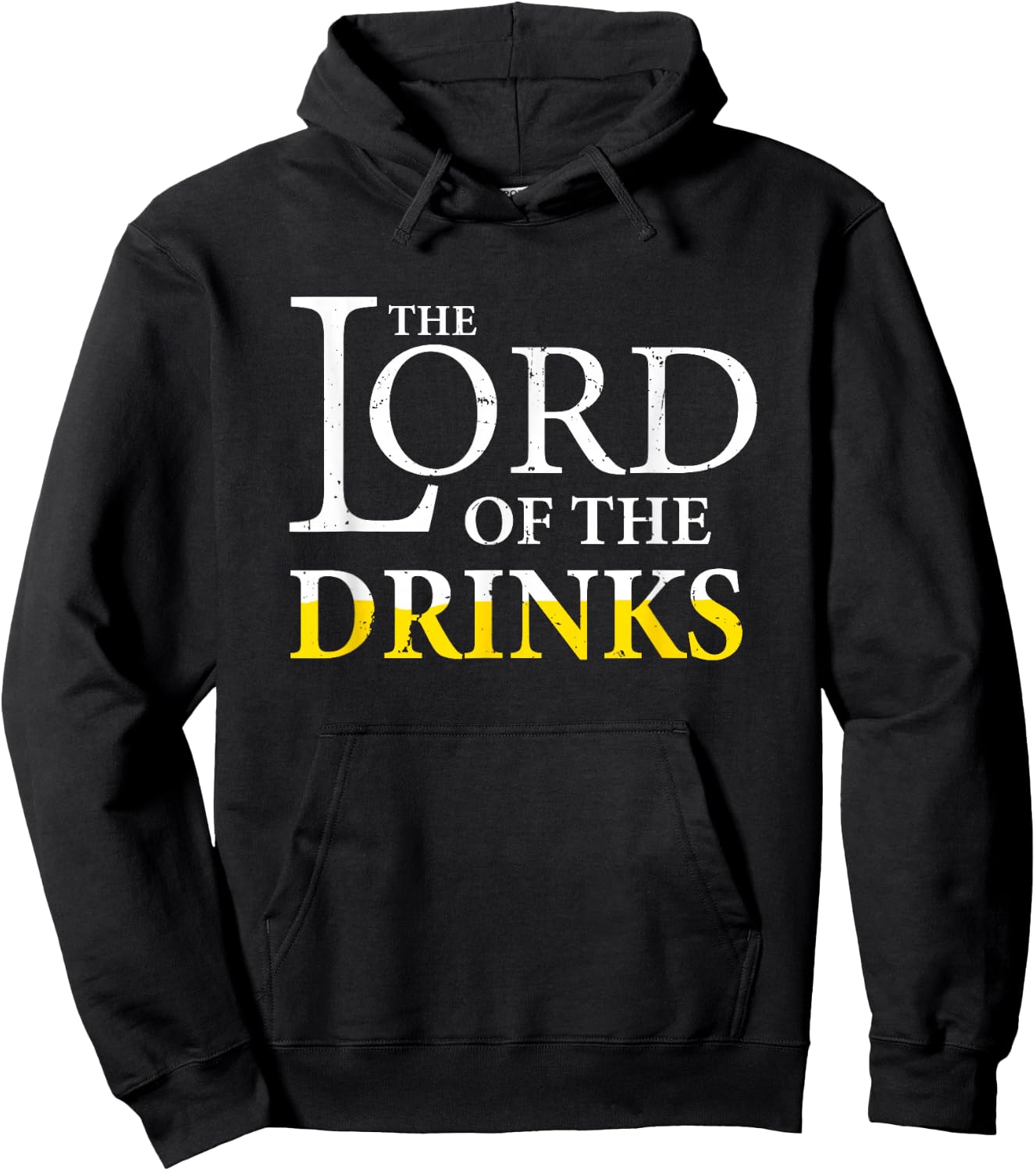 Lord Of Drinks Funny Party Beer Dad Design Hoodie - Hoodie | Black