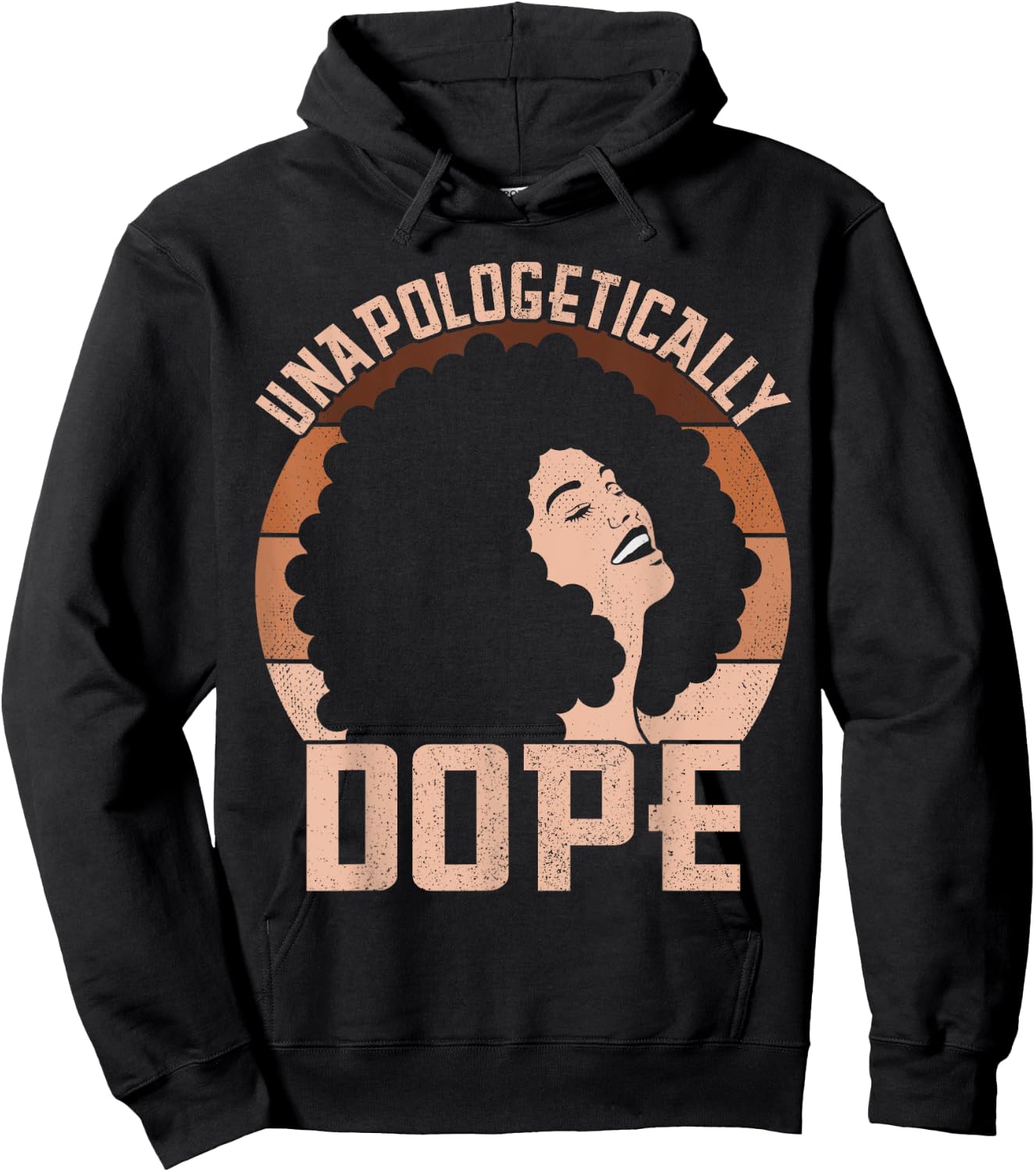 Unapologetically Dope Afro Lady Black Pride Melanin Queen Hoodie - Hoodie | Black