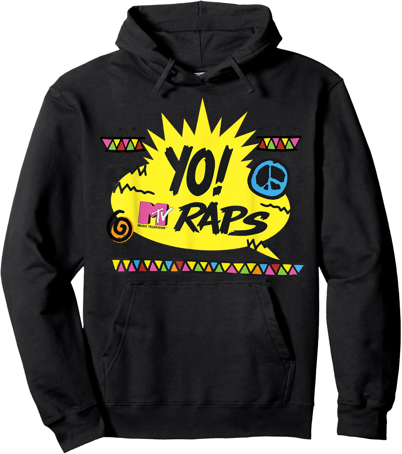 Yo! MTV - Raps Hoodie - Hoodie | Black