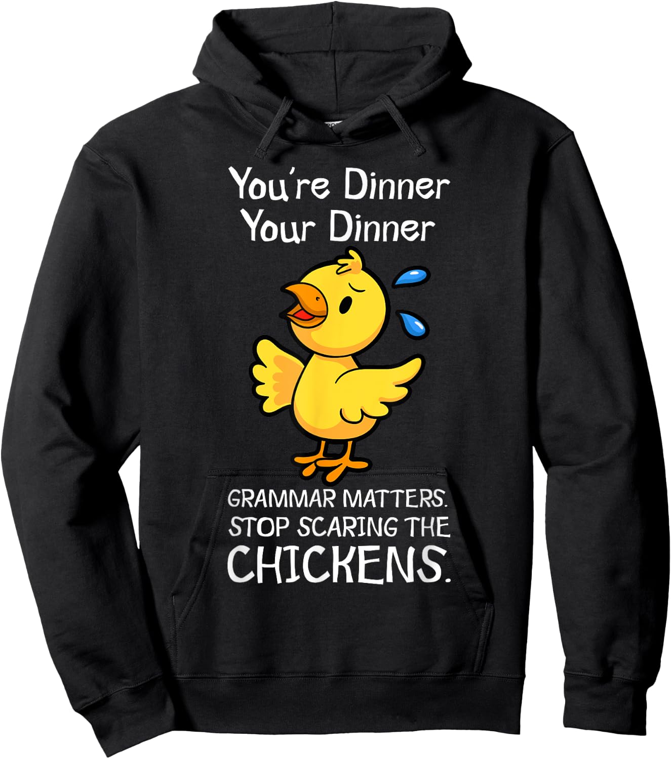 English Teacher Grammar Police Grammarians Instructors Hoodie - Hoodie | Black
