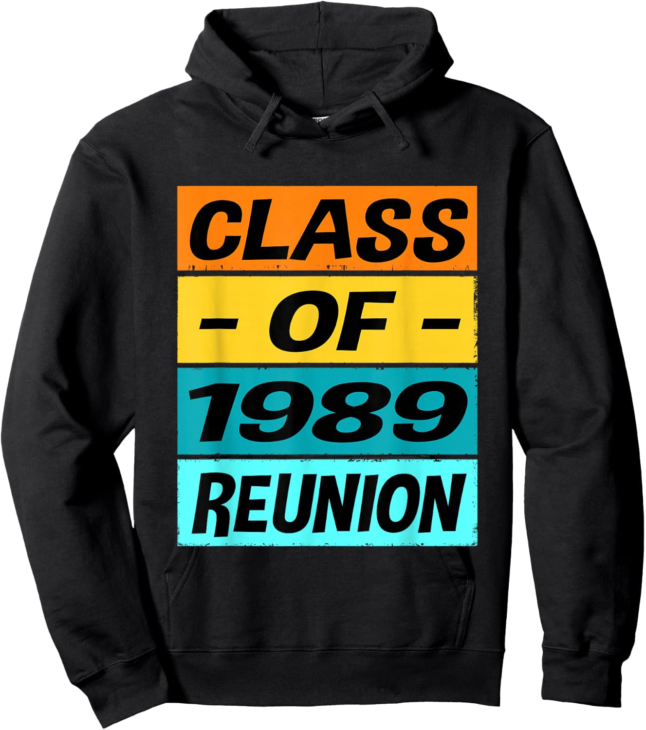 Retro Class of 1989 Shirt Reunion Shirt Group Class of 89 Hoodie - Hoodie | Black