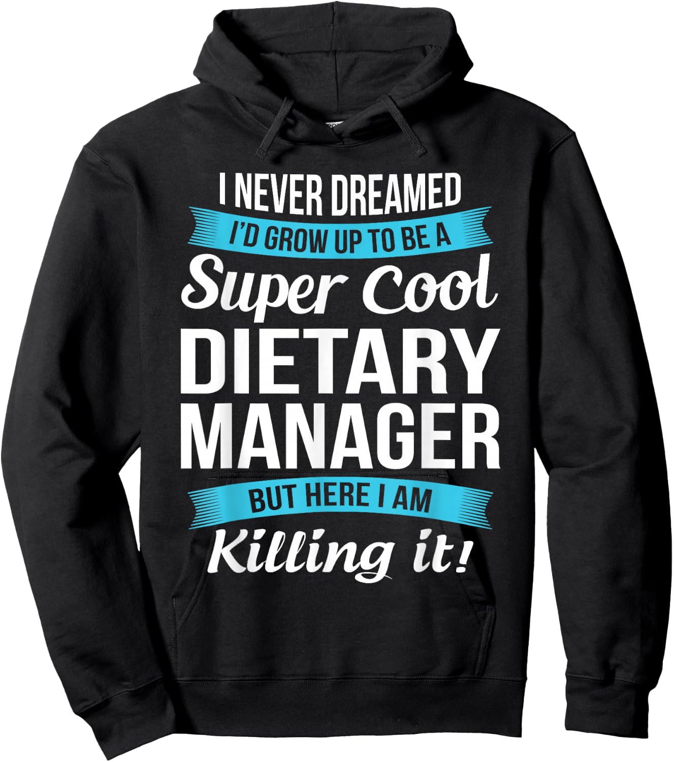 Funny Dietary Manager Gift Hoodie - Hoodie | Black