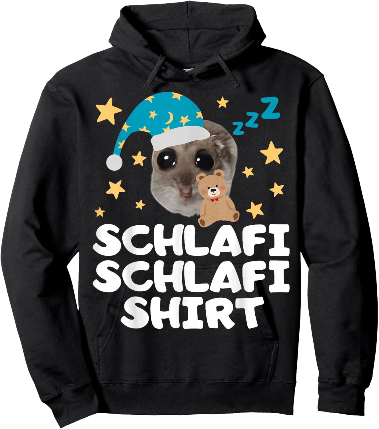 Hamsti Schlafi Hoodie - Hoodie | Black