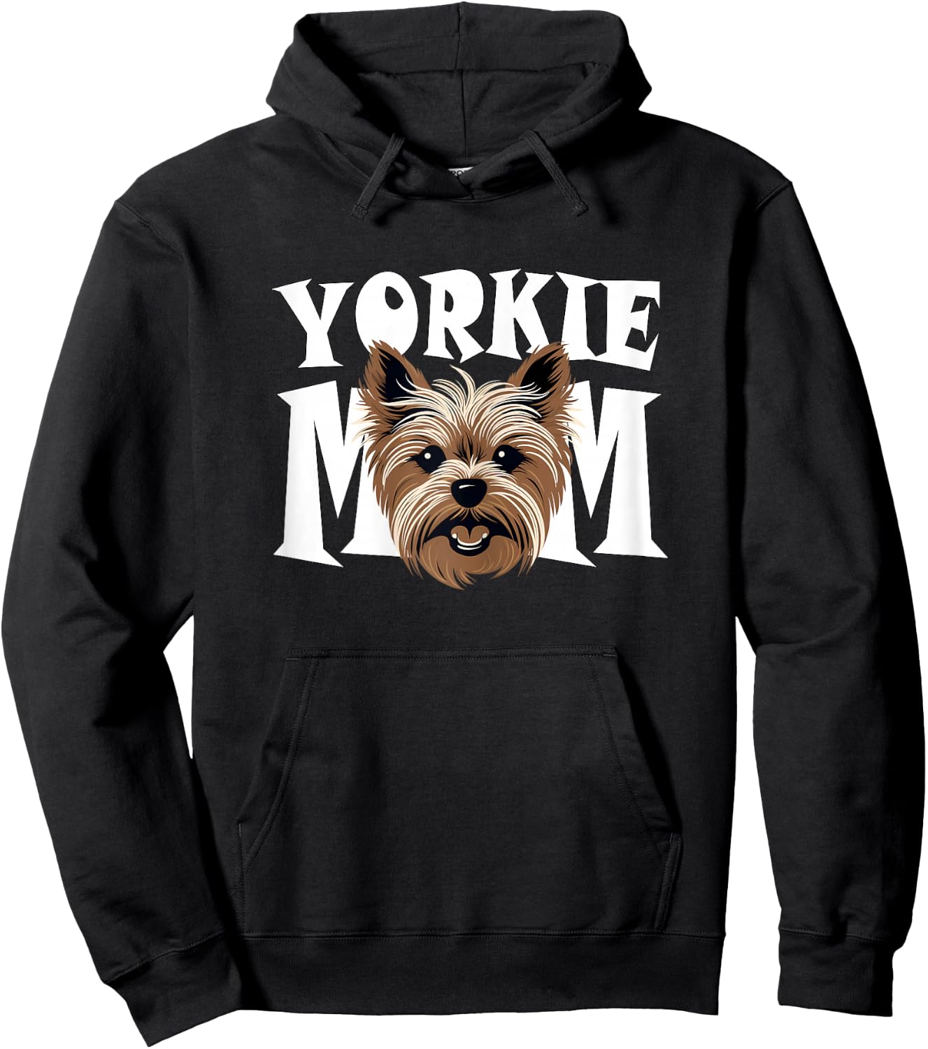 Yorkie Mom Cute Yorkshire Terrier Puppy Dog Mum Women’s Hoodie - Hoodie | Black