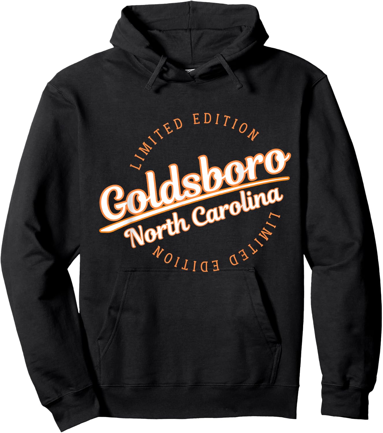Retro Athletic Goldsboro NC Apparel Hoodie - Hoodie | Black