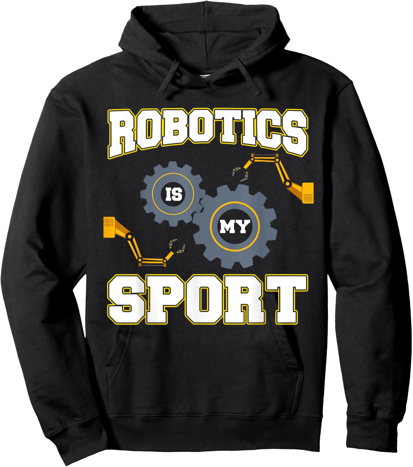 Cool Robotics Art Men Women Robot Engineering Programming Hoodie - Hoodie | Black
